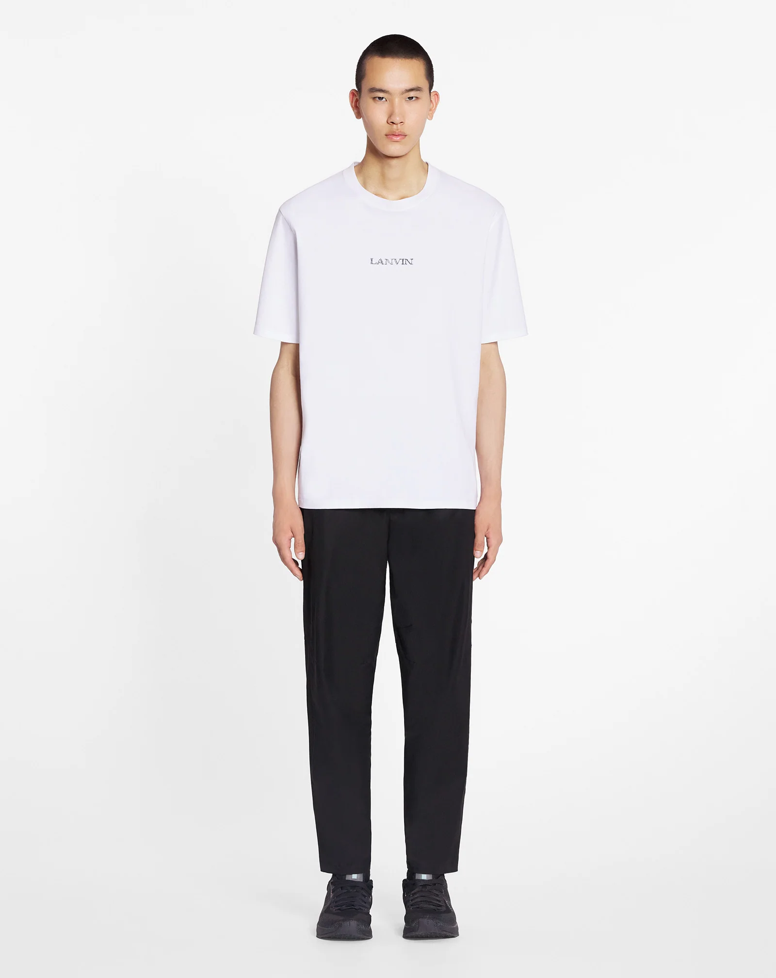 Unisex lanvin logo t-shirt