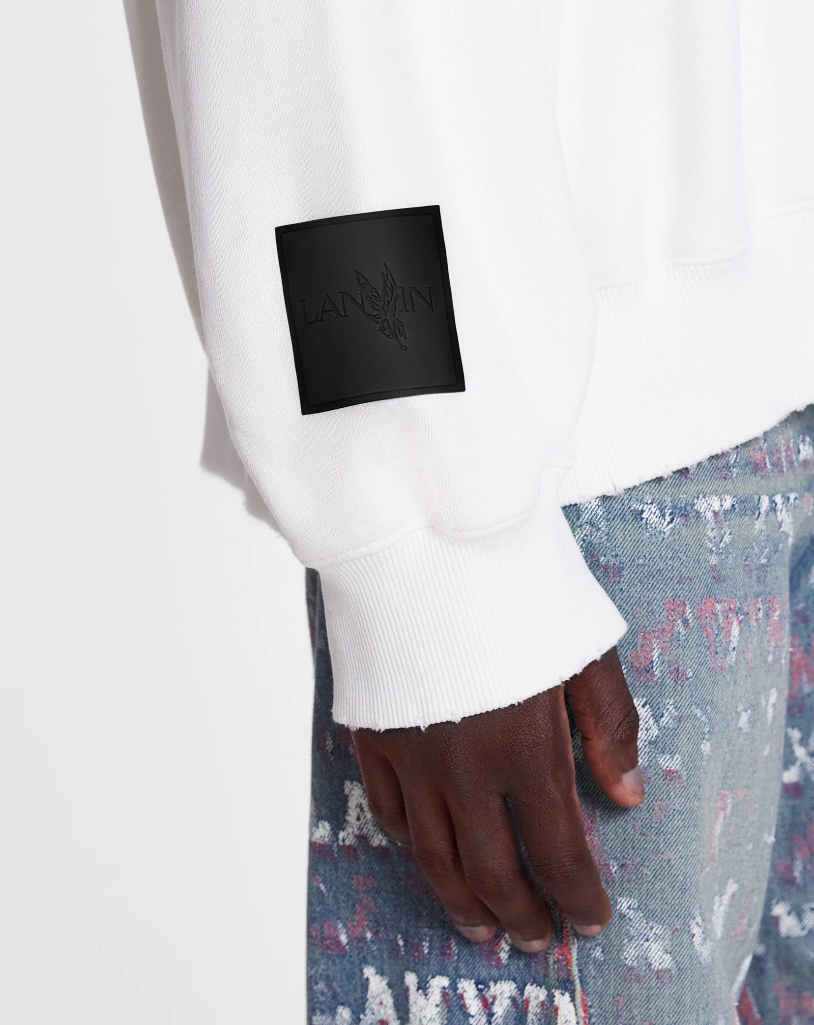 Lanvin x future unisex loose-fit printed sweatshirt