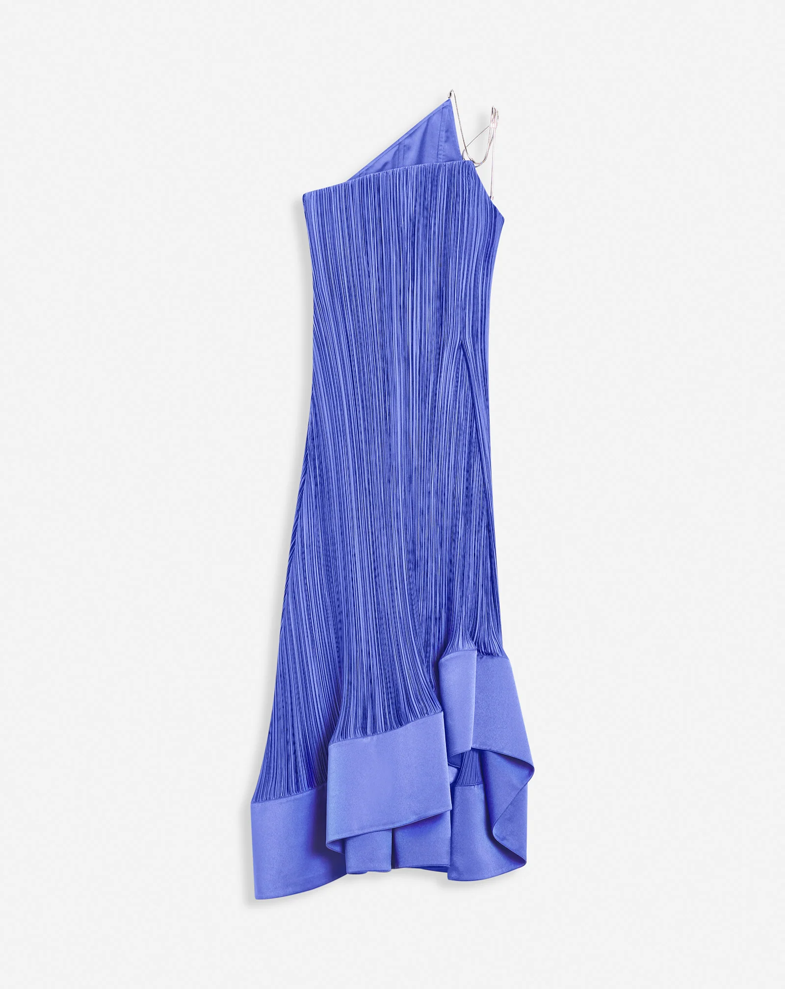 Asymmetrical pleated dress