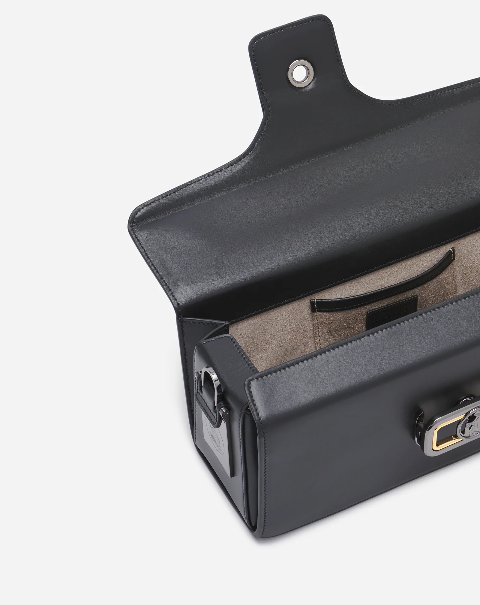 Medium pencil cat leather bag