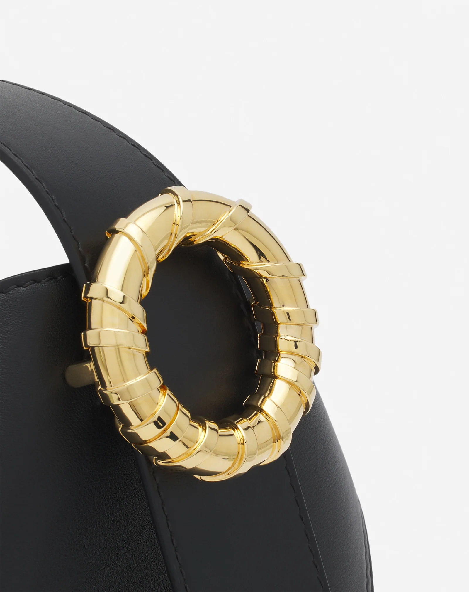 Leather mélodie hobo bag