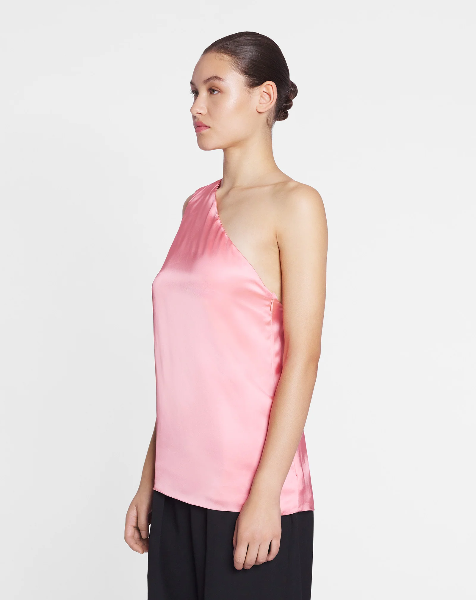 Asymmetrical top with ribbon detail