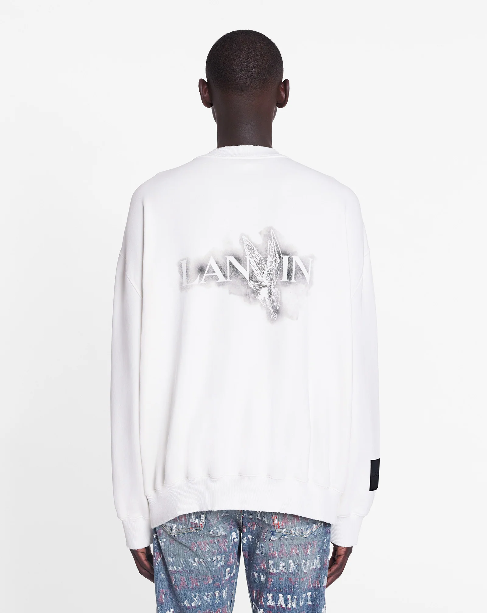 Lanvin x future unisex loose-fit printed sweatshirt
