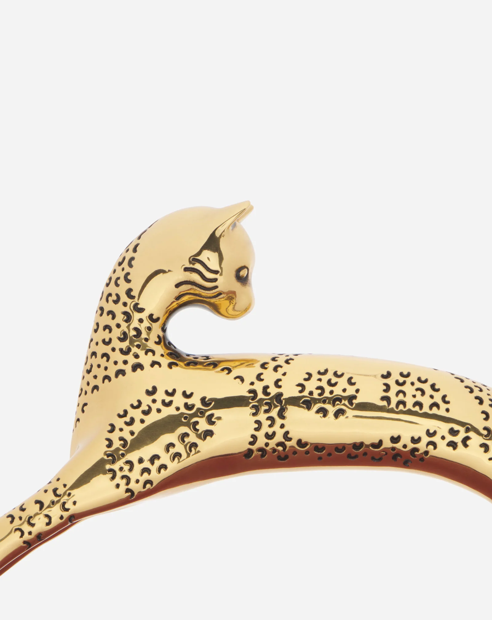 Medium pencil cat leather bag