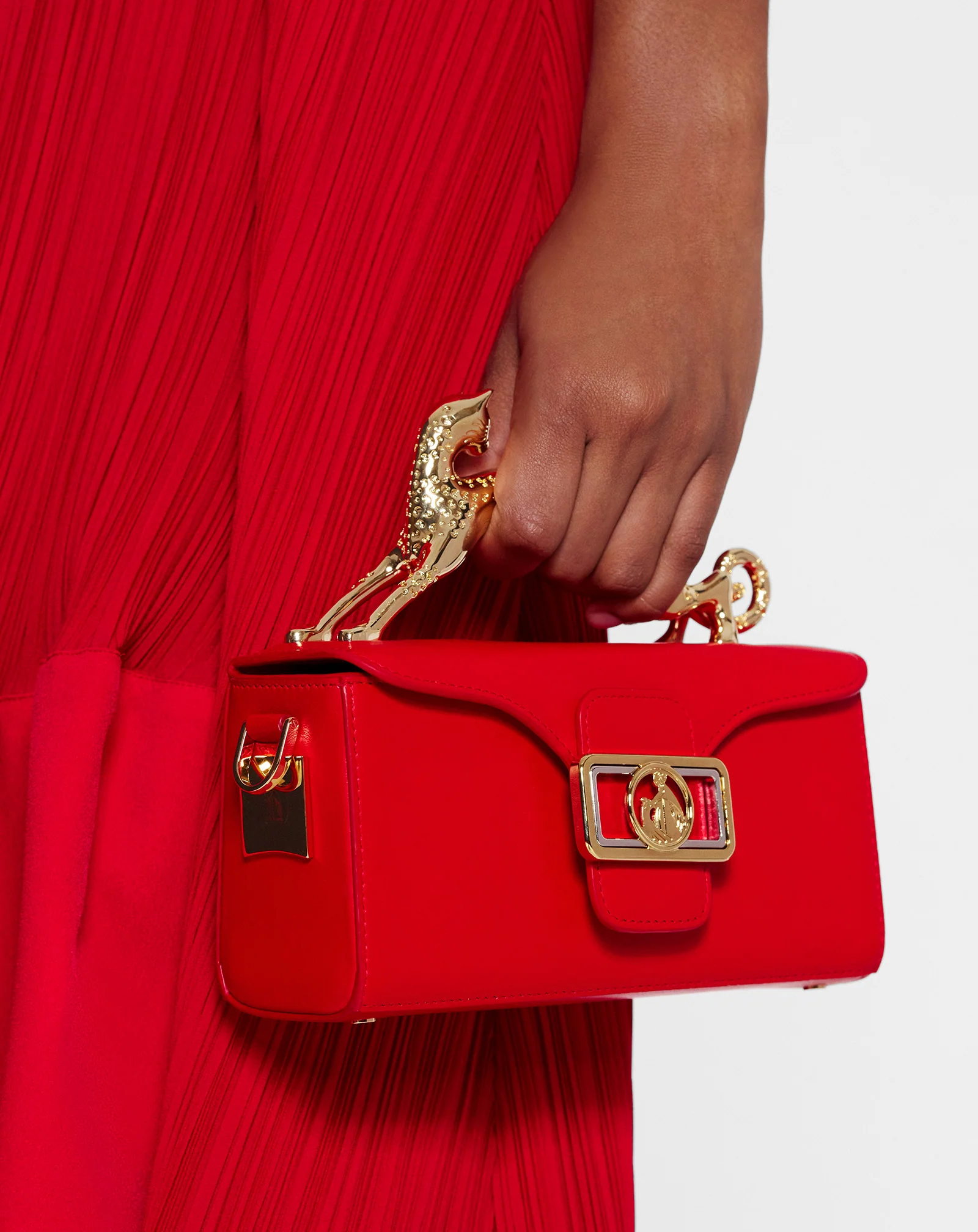 Leather nano pencil cat bag