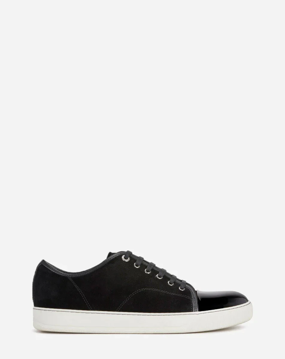 Dbb1 suede and patent leather sneakers
