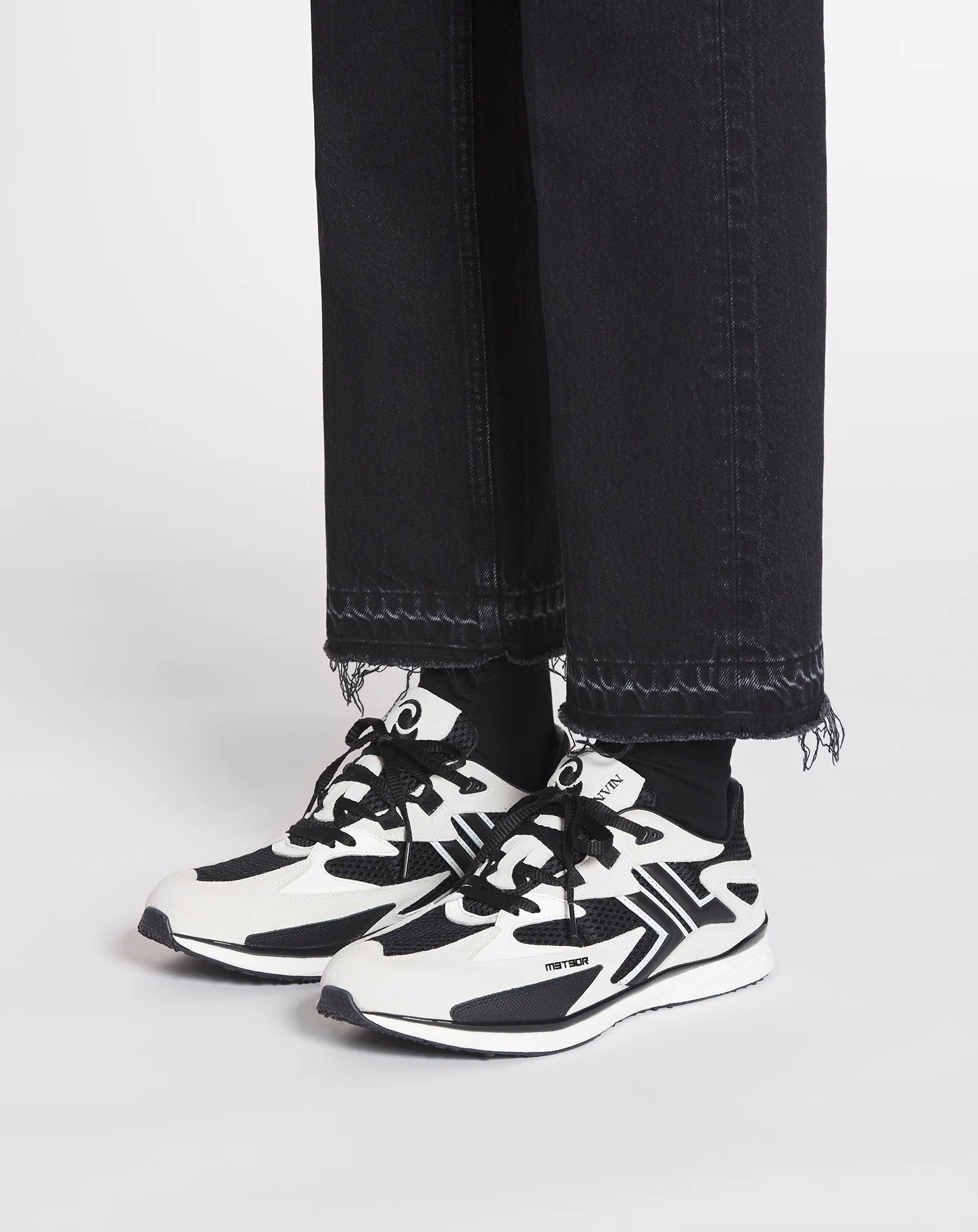 Meteor sneakers in mesh and suede