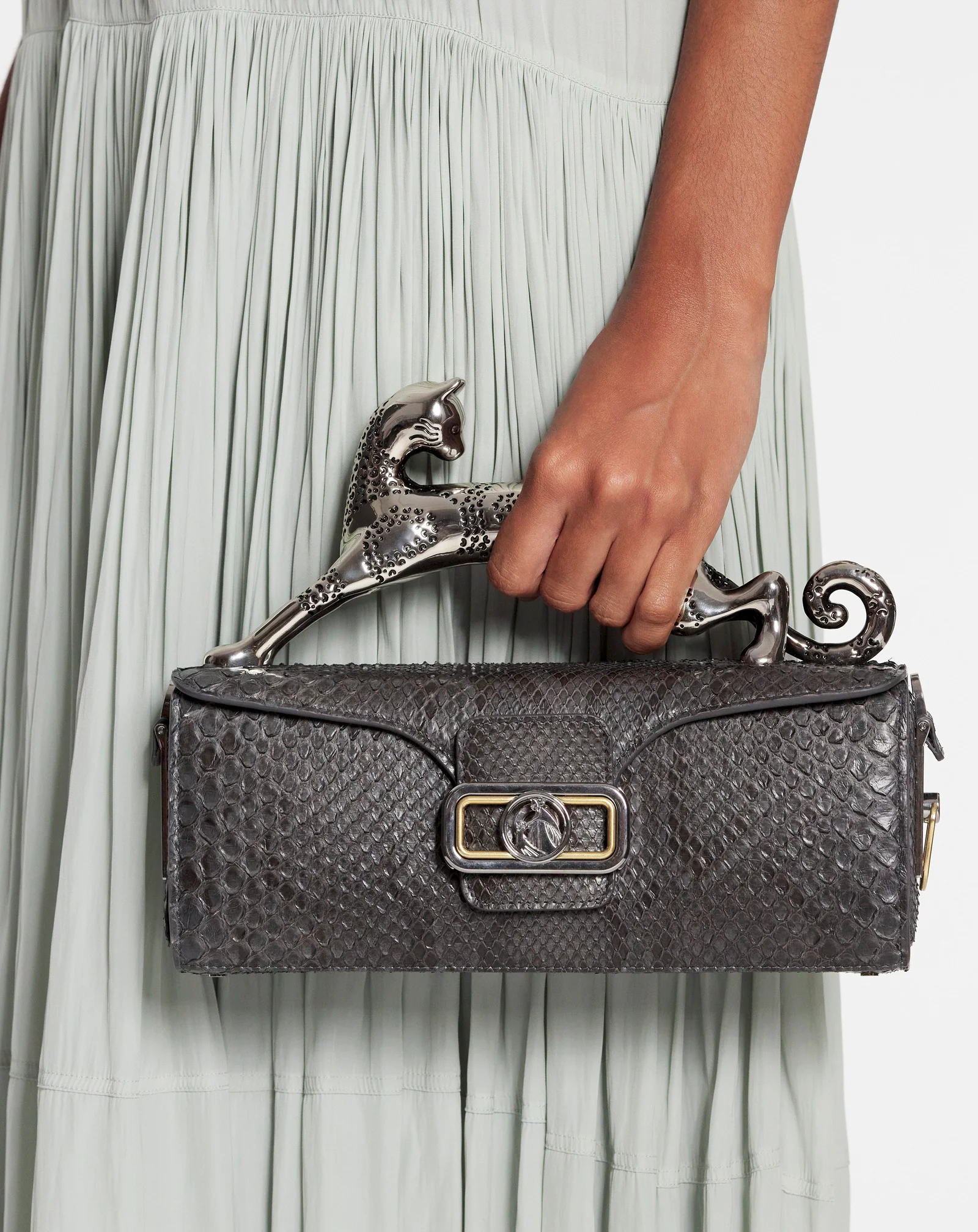 Medium pencil cat bag in python