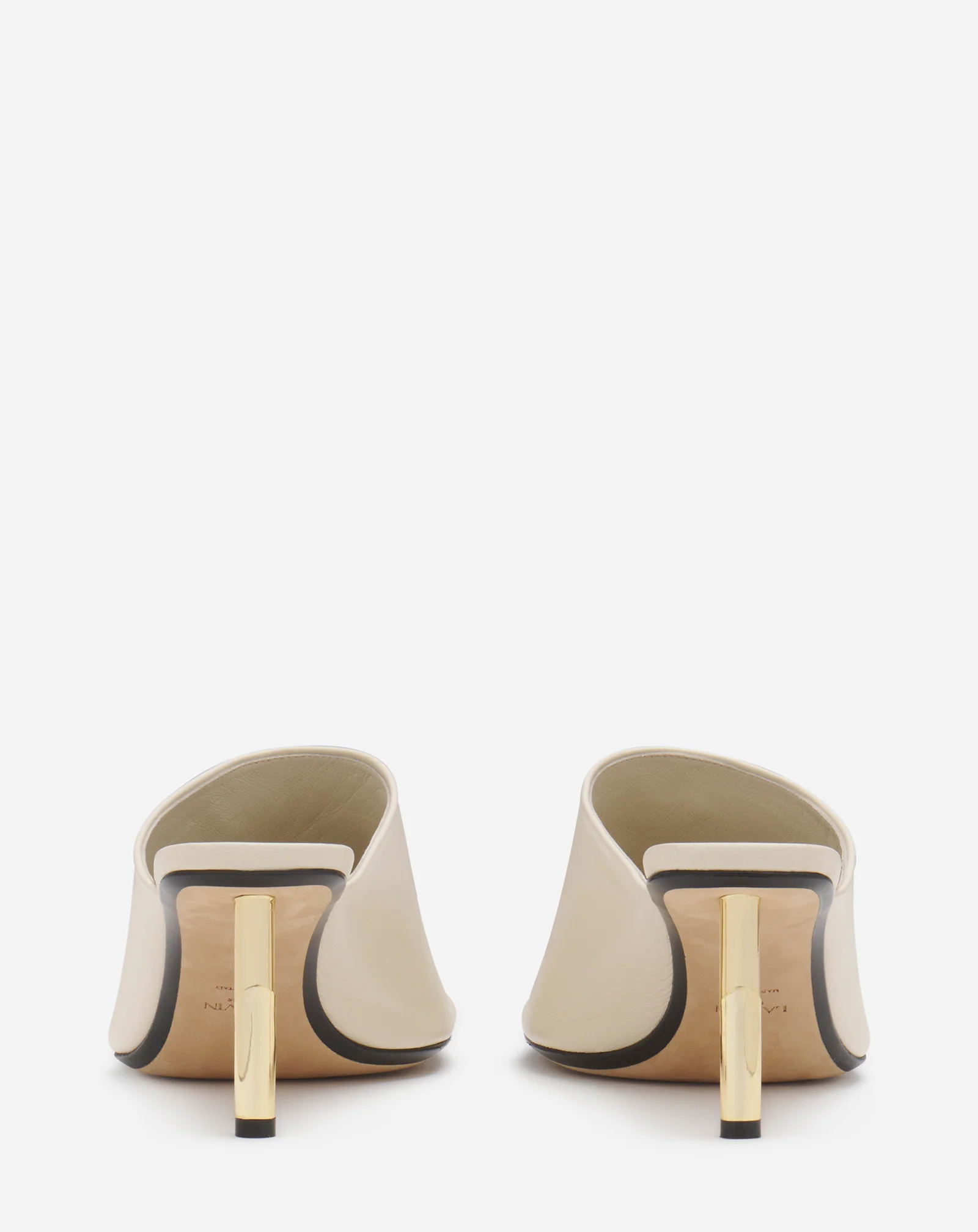 Leather sequence by lanvin mules