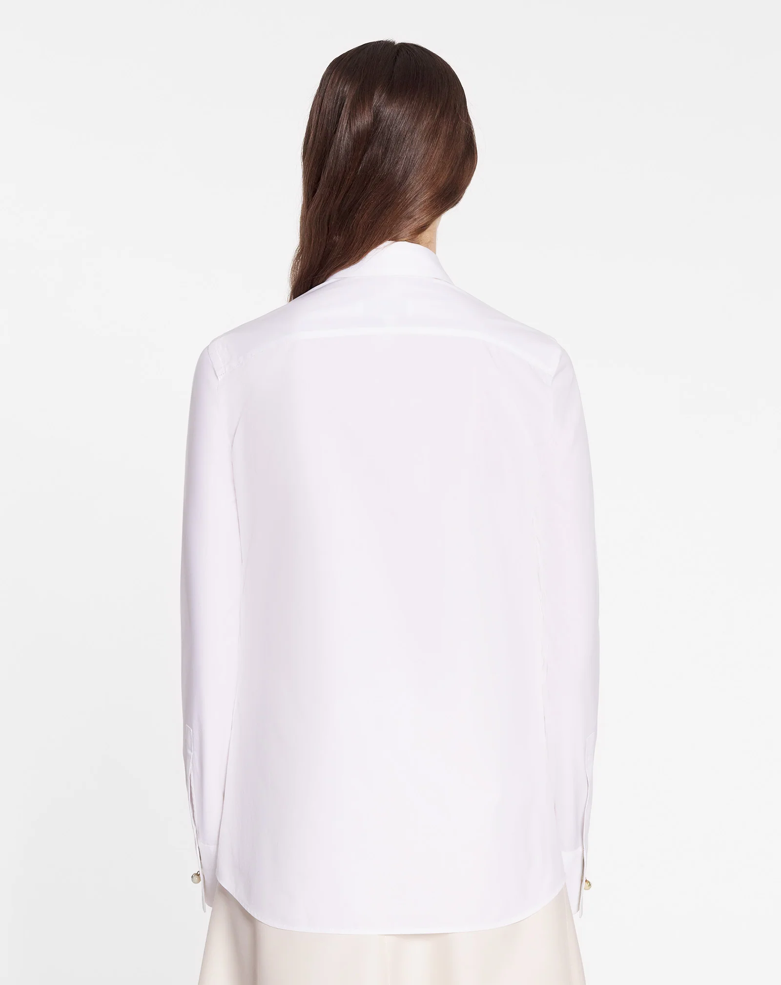 Long sleeve shirt in poplin