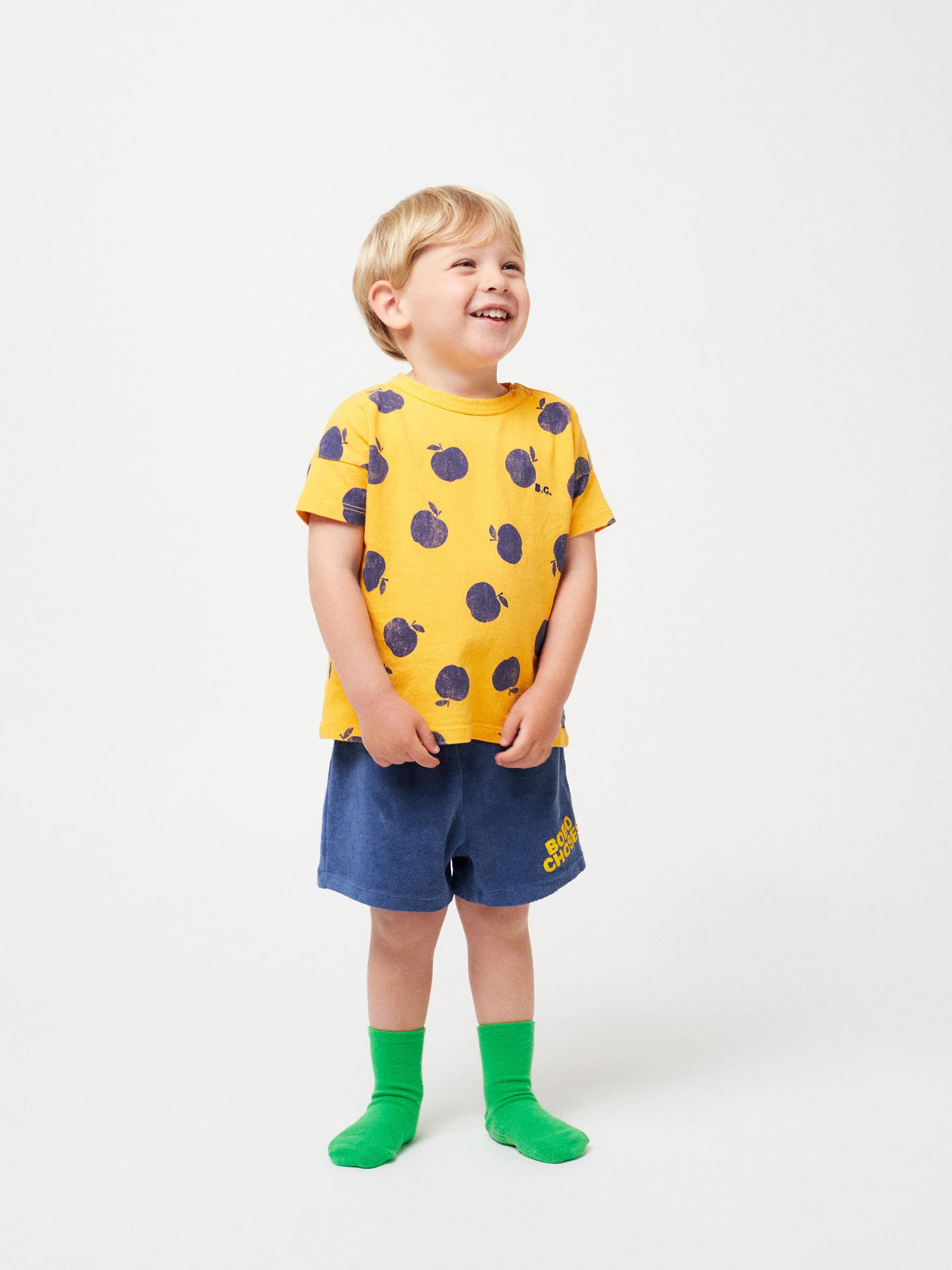 Poma all over yellow T-shirt