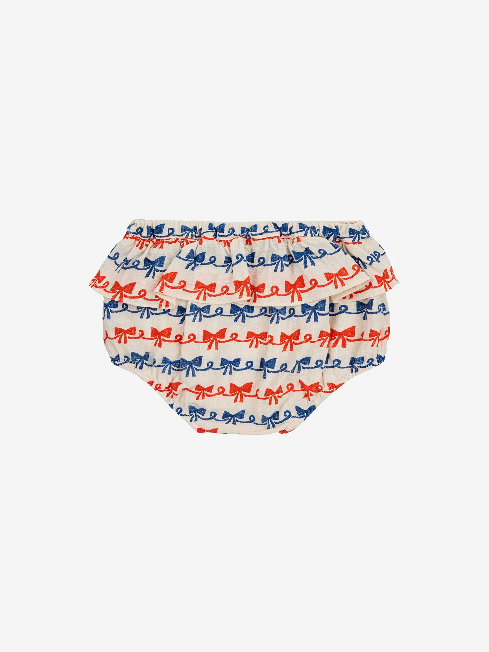 Ribbon Bow all over ruffle woven bloomer