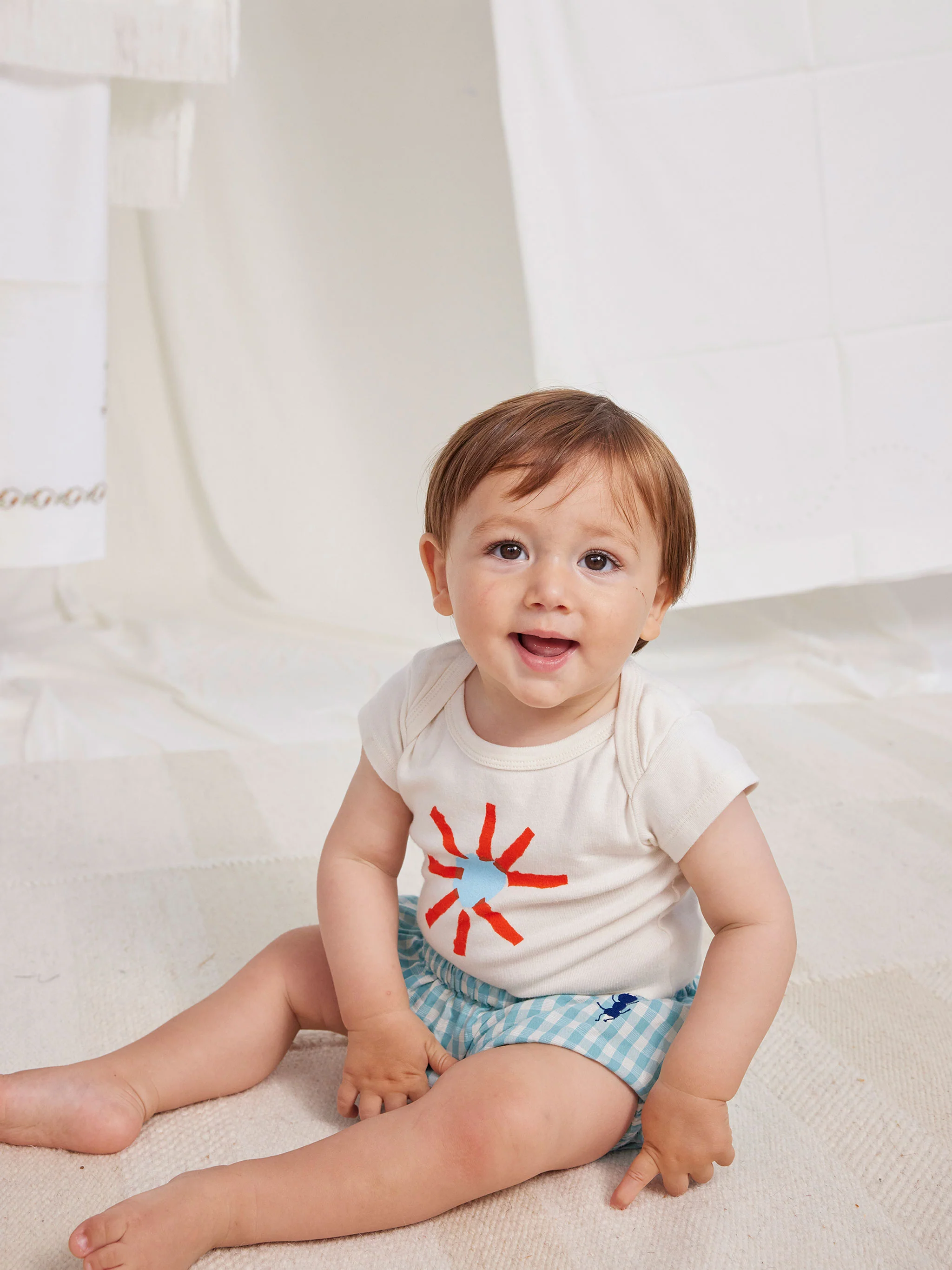 Vichy woven bloomer