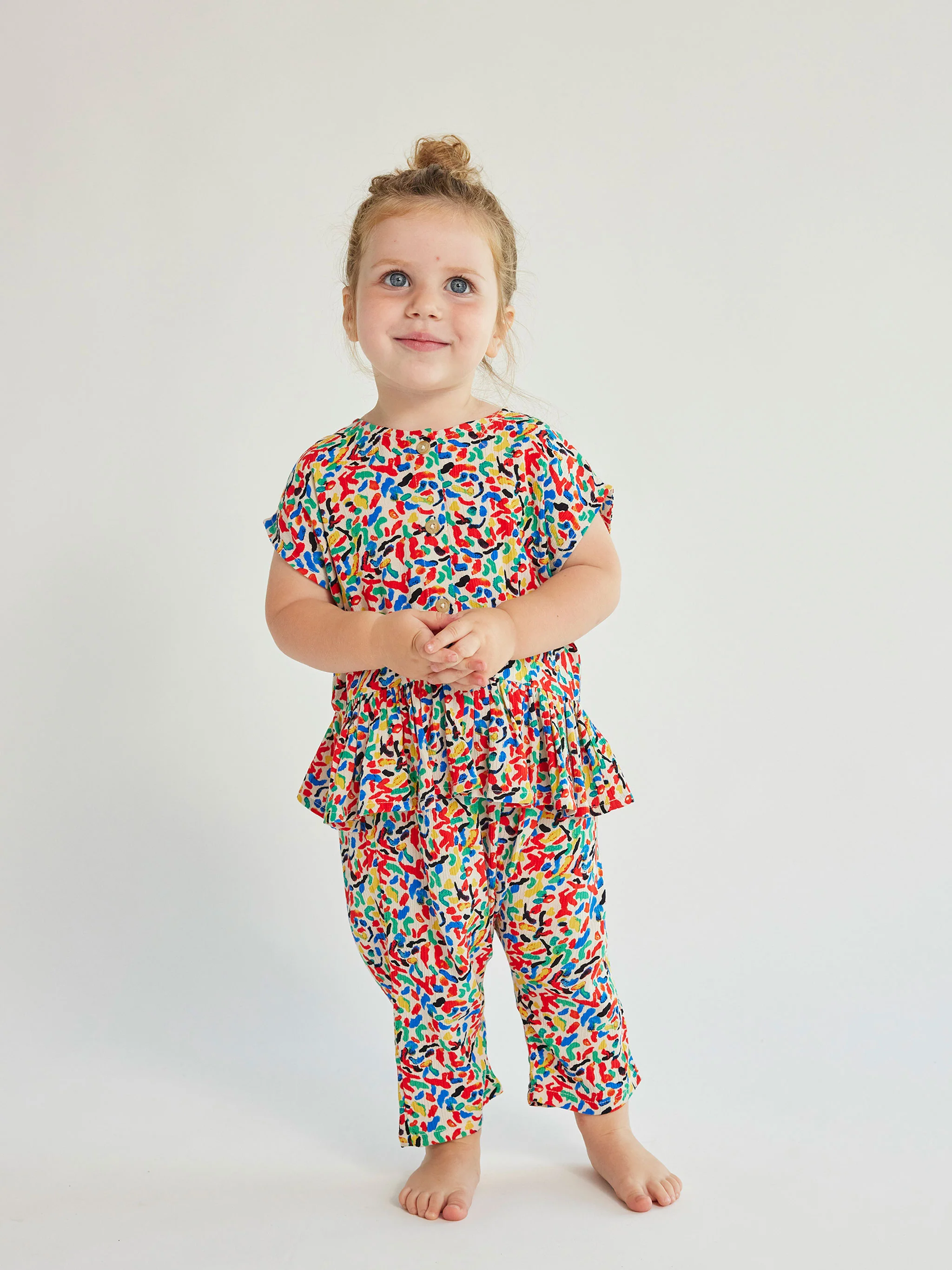 Confetti all over woven harem pants