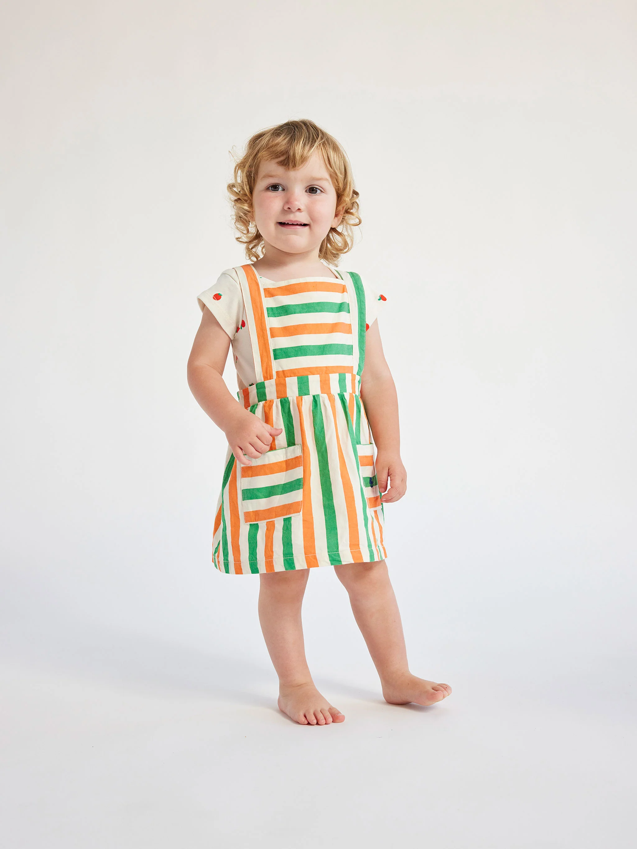 Vertical Stripes woven dress