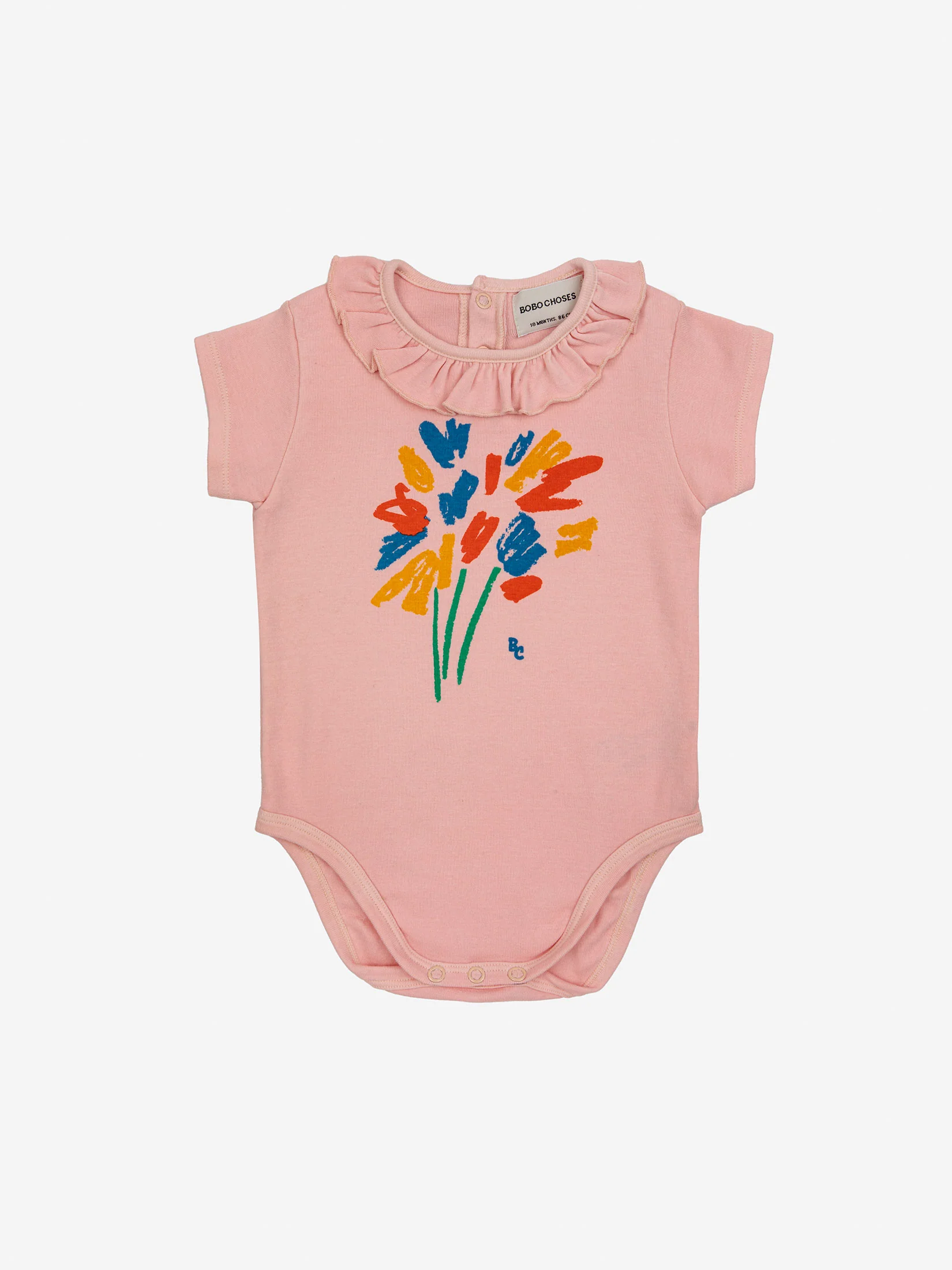 Fireworks ruffle collar body