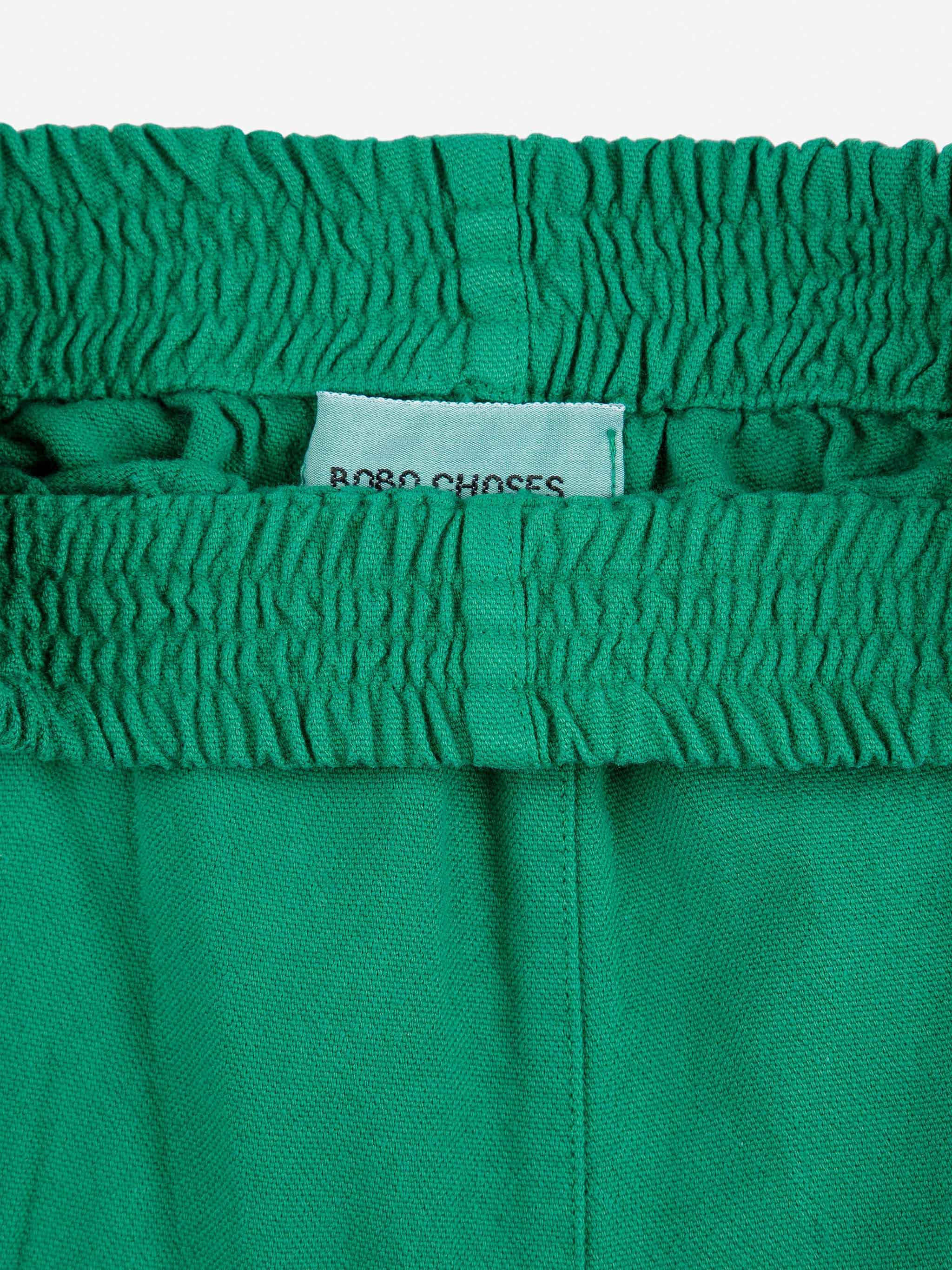 Poma green woven pants