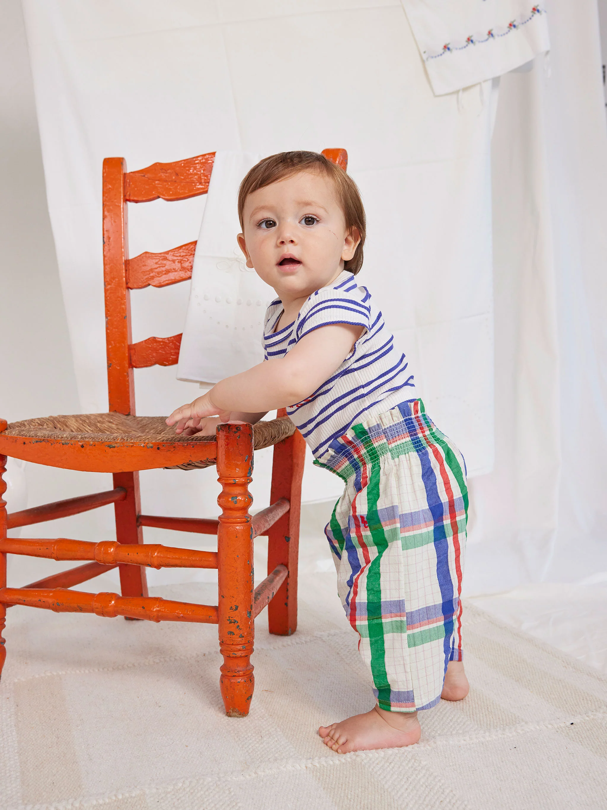 Madras Checks woven harem pants