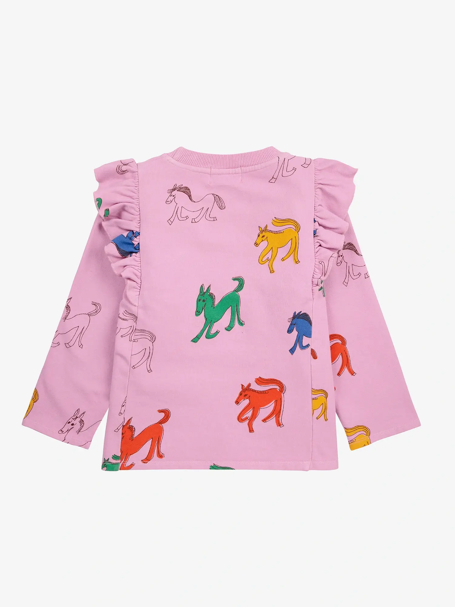 Wonder Horse all over ruffle sweatshirt