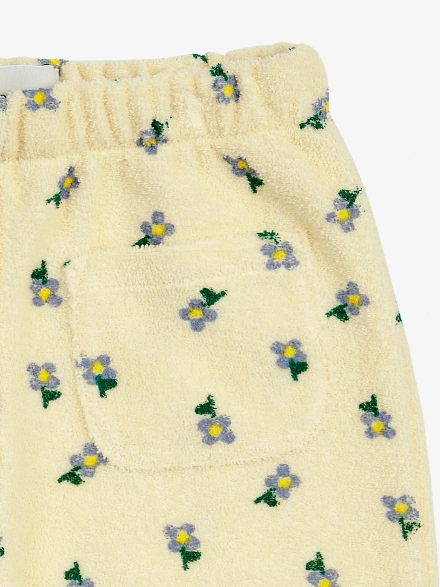 Pansy Flower all over straight jogging pants