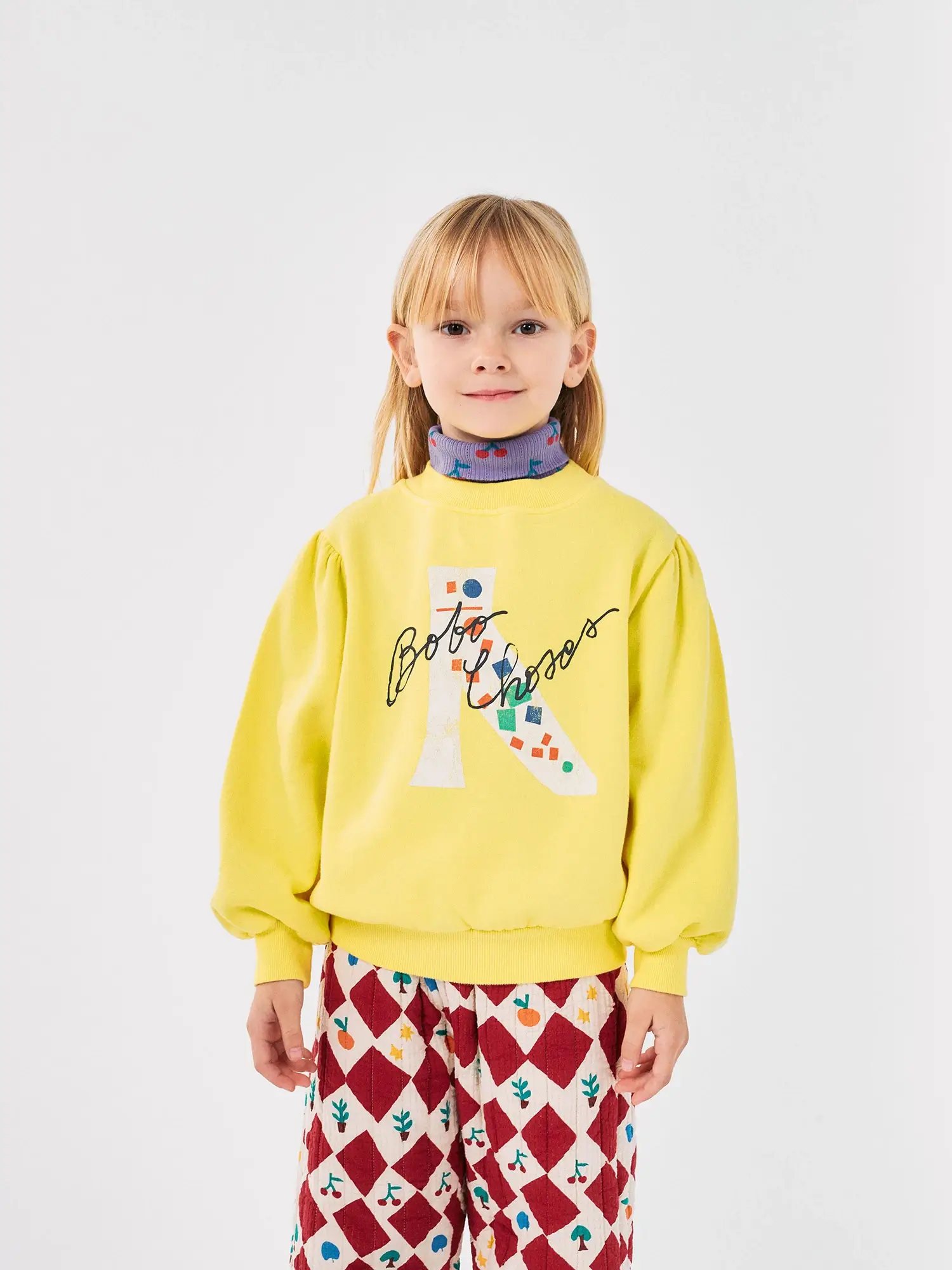 Magic Shoe balloon sleeve sweatshirt