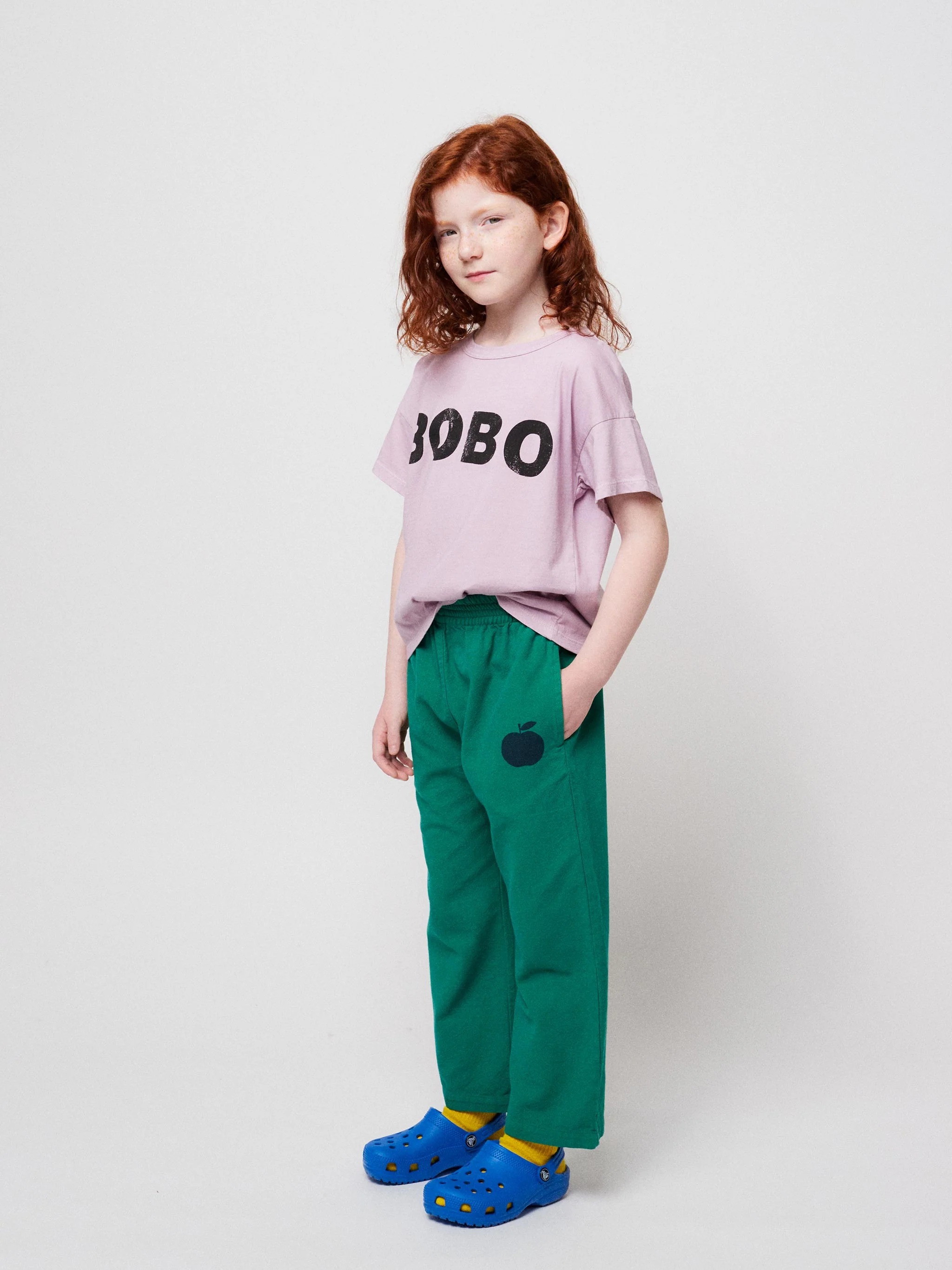 Poma green woven pants