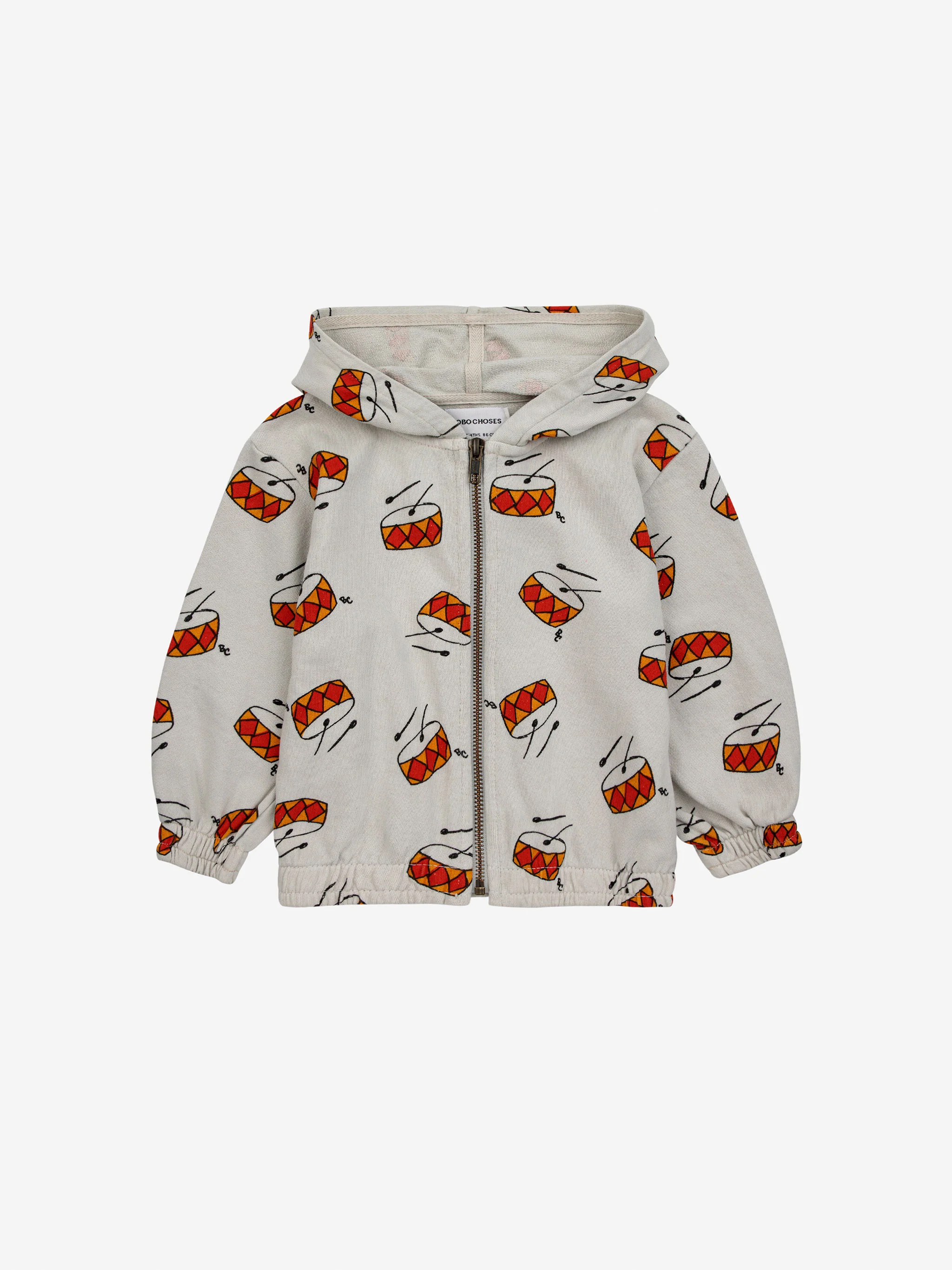 Play the Drum zipped hoodie