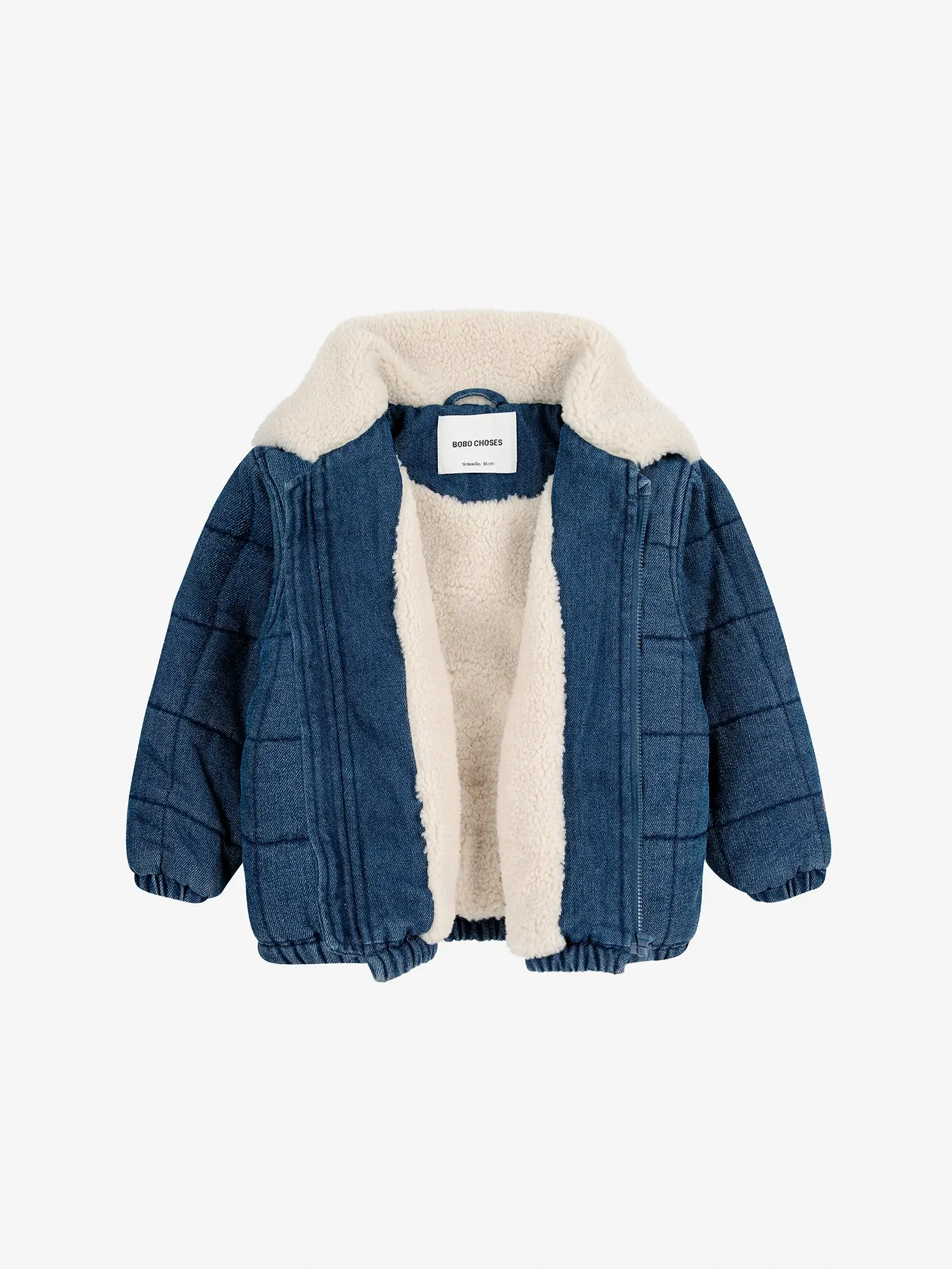 quilted denim jacket