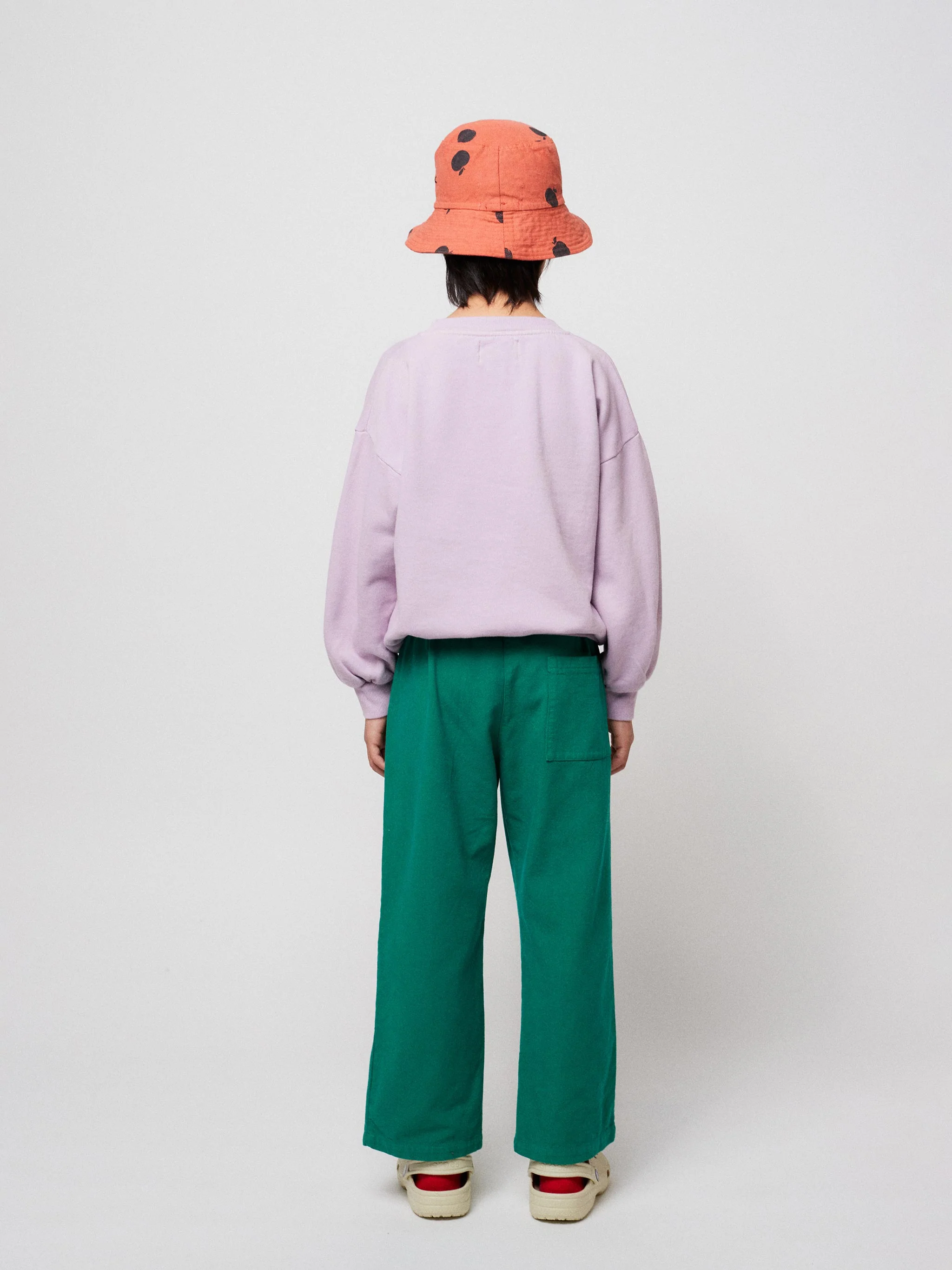 Poma green woven pants
