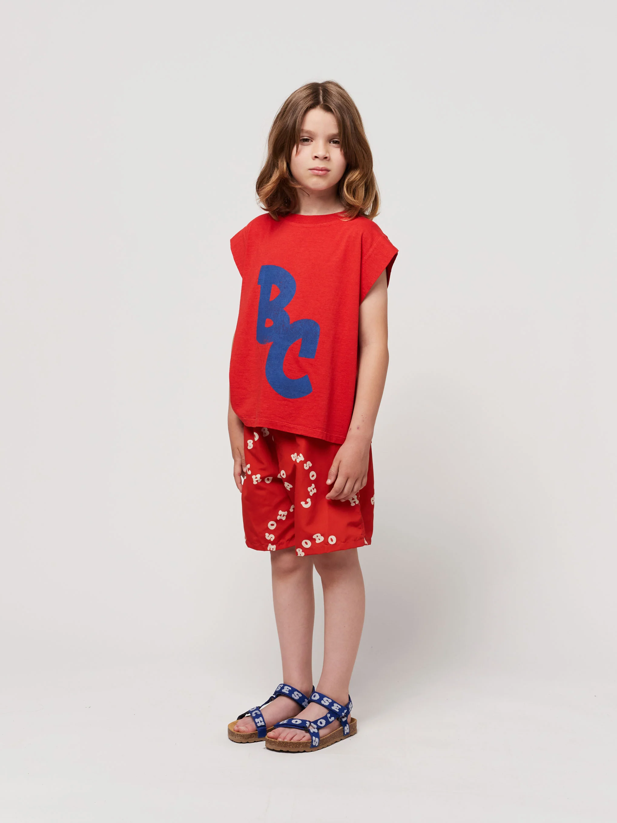 Bobo Choses Circle all over swim bermuda shorts