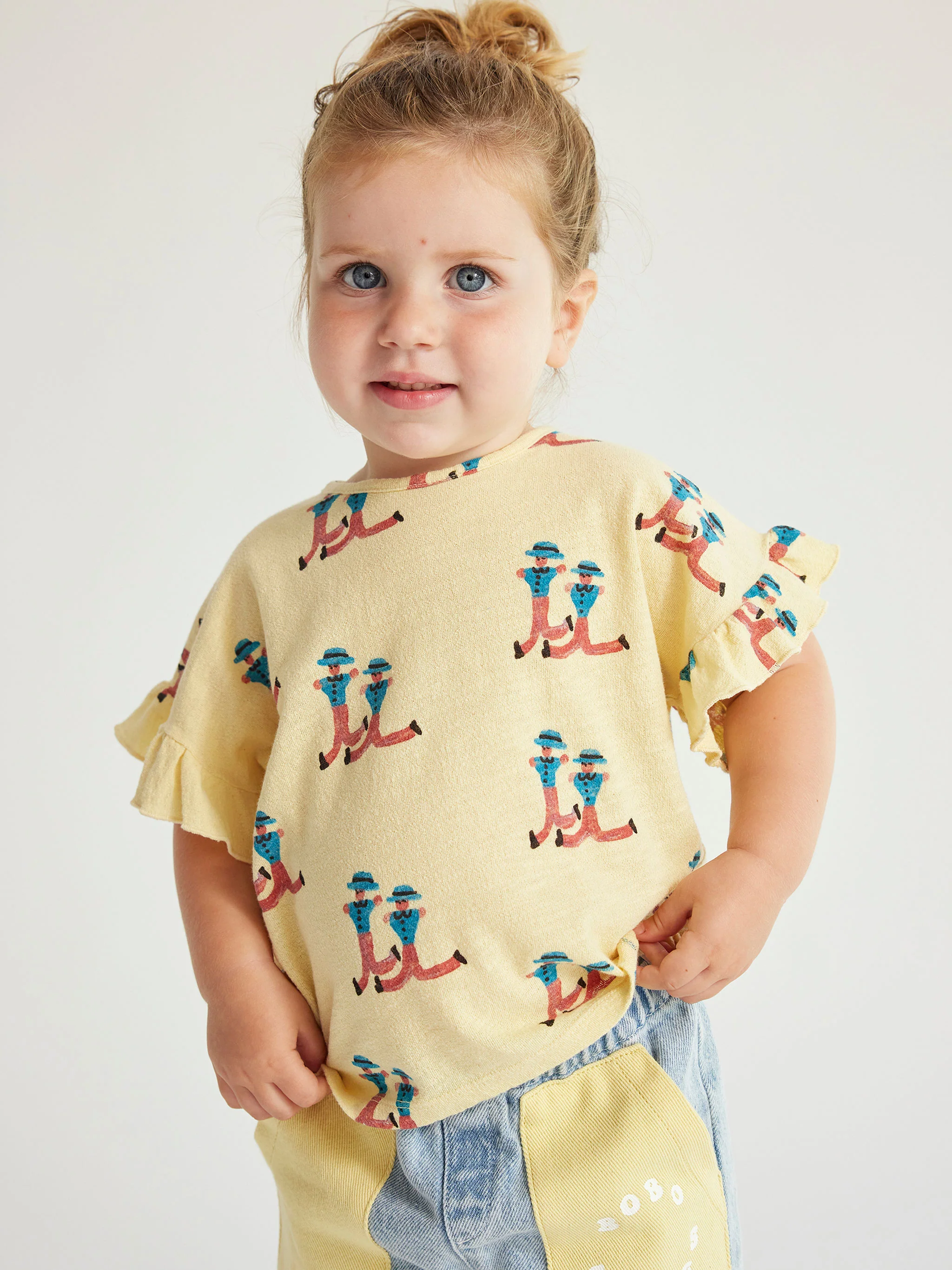 Dancing Giants all over ruffle t-shirt