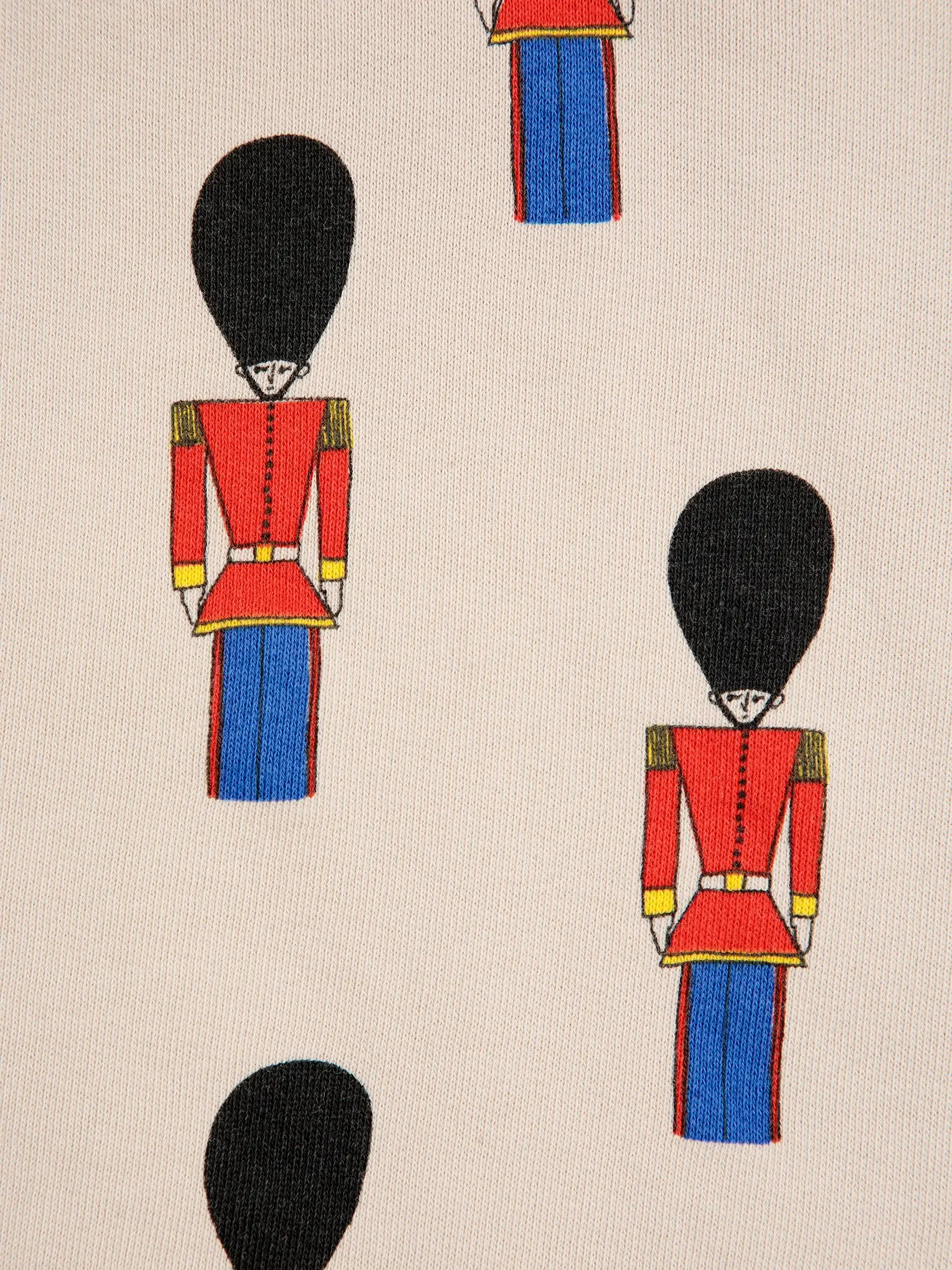 Little Tin Soldiers all over zipped hoodie