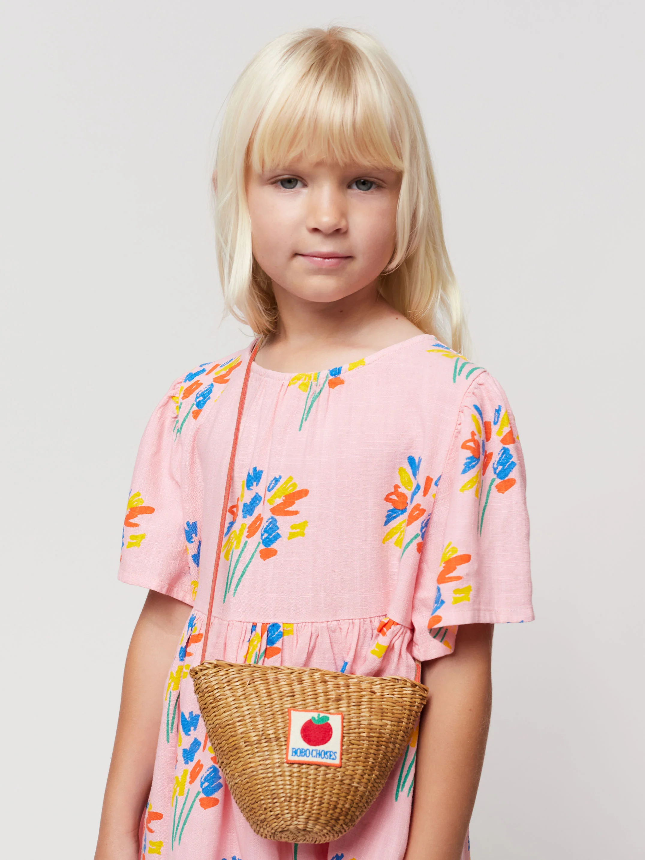 BC Tomato Patch raffia hand bag