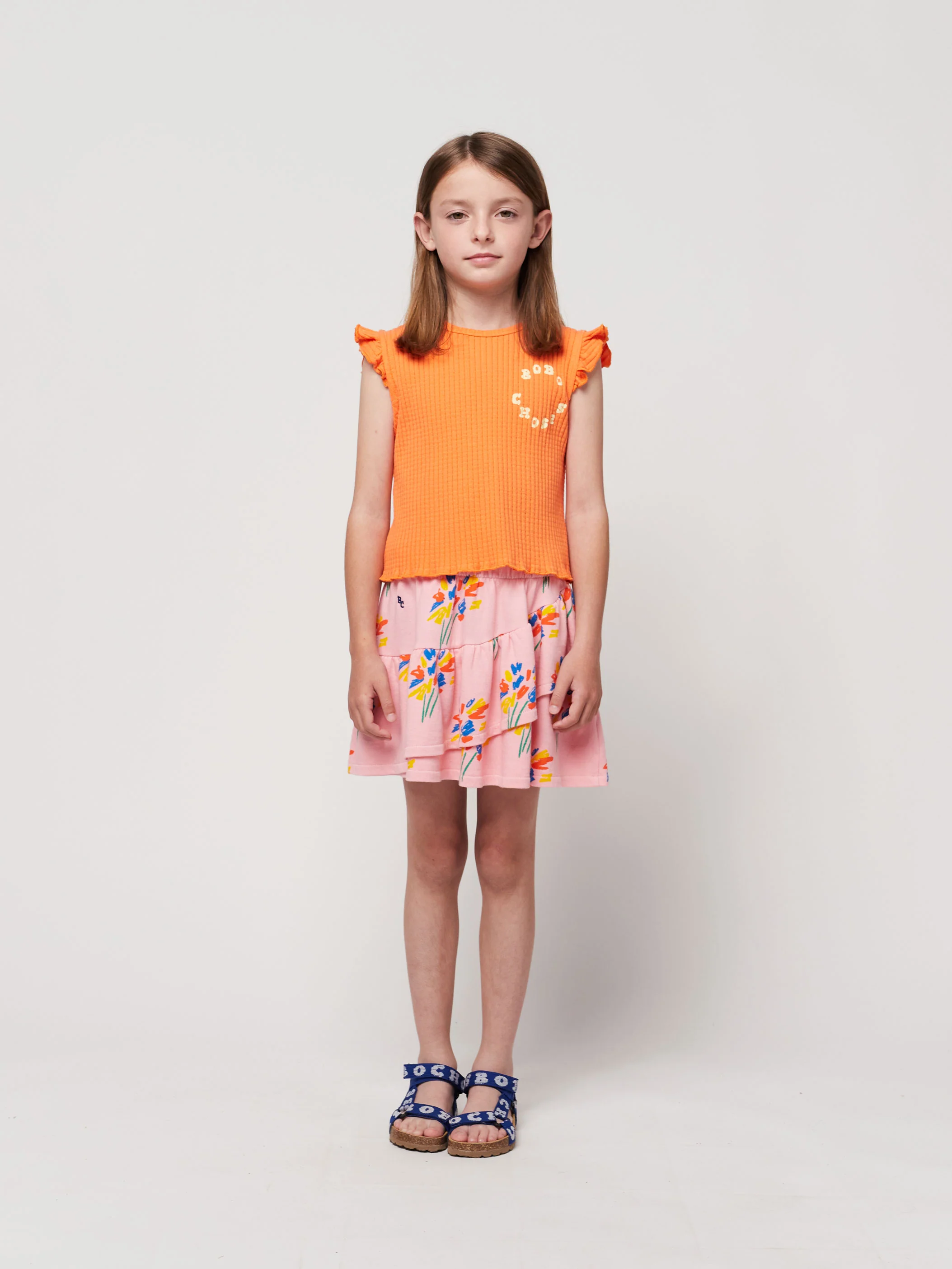 Fireworks all over ruffle skirt