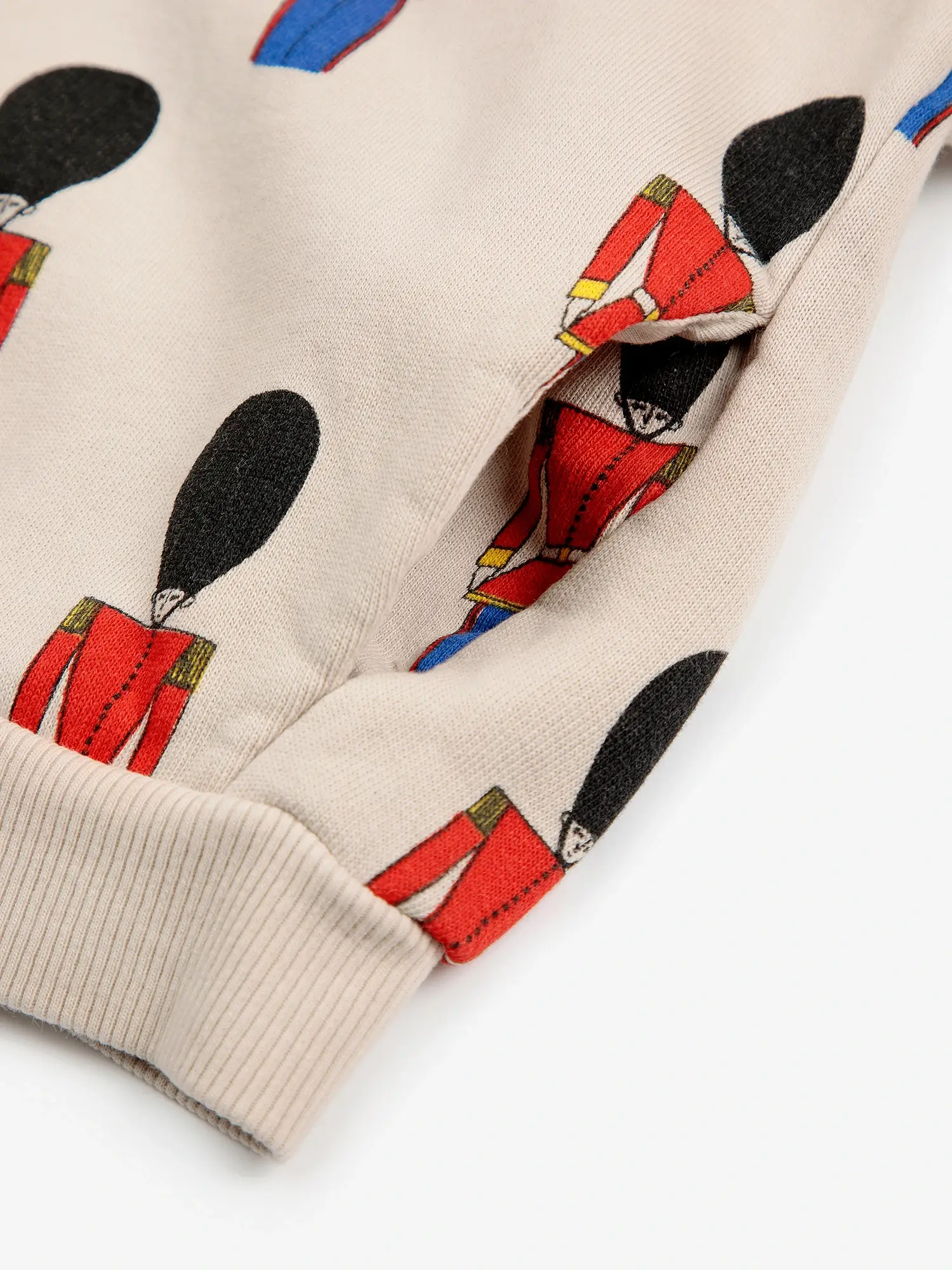 Little Tin Soldiers all over zipped hoodie