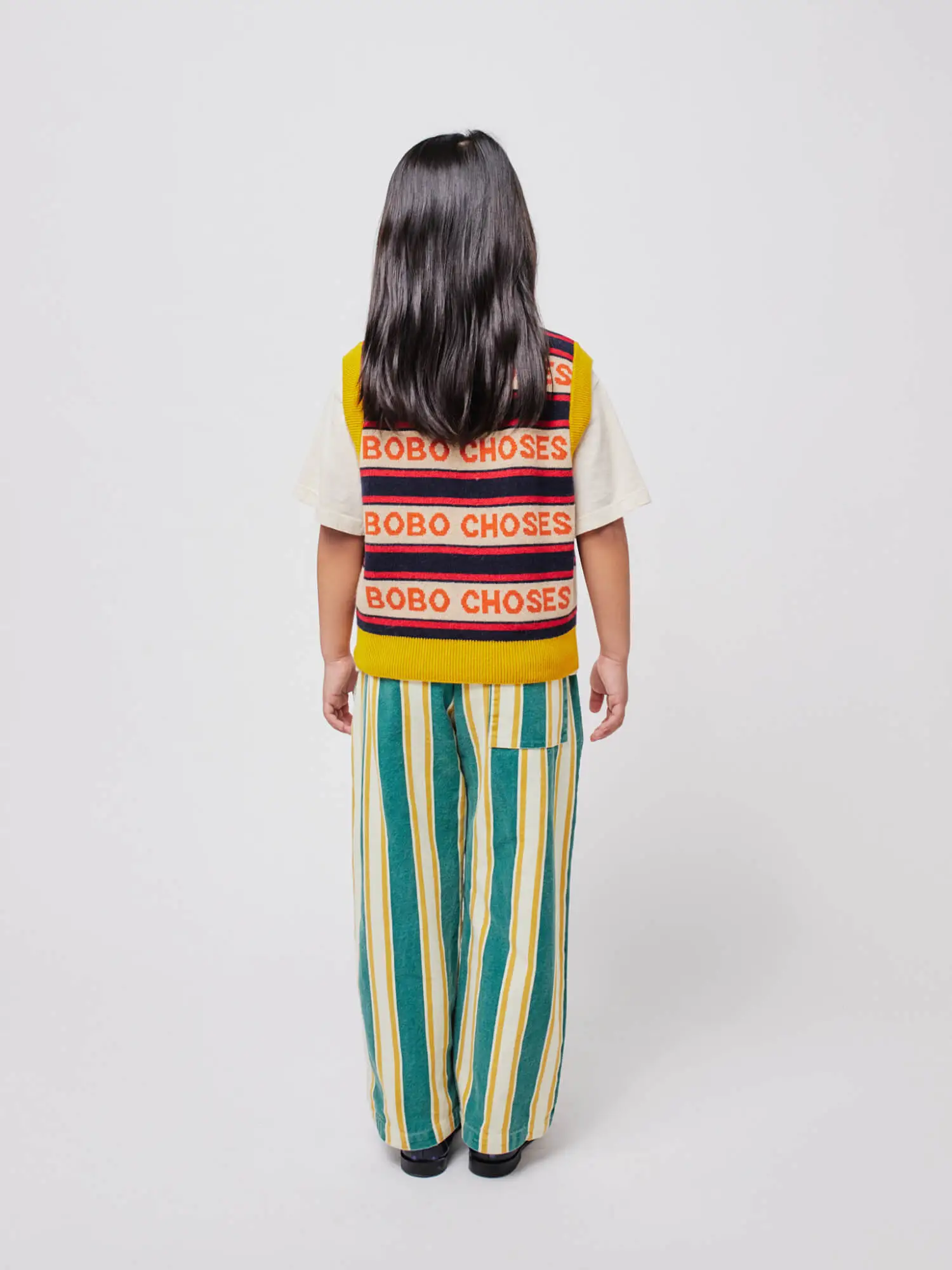 Bobo choses stripes knit vest