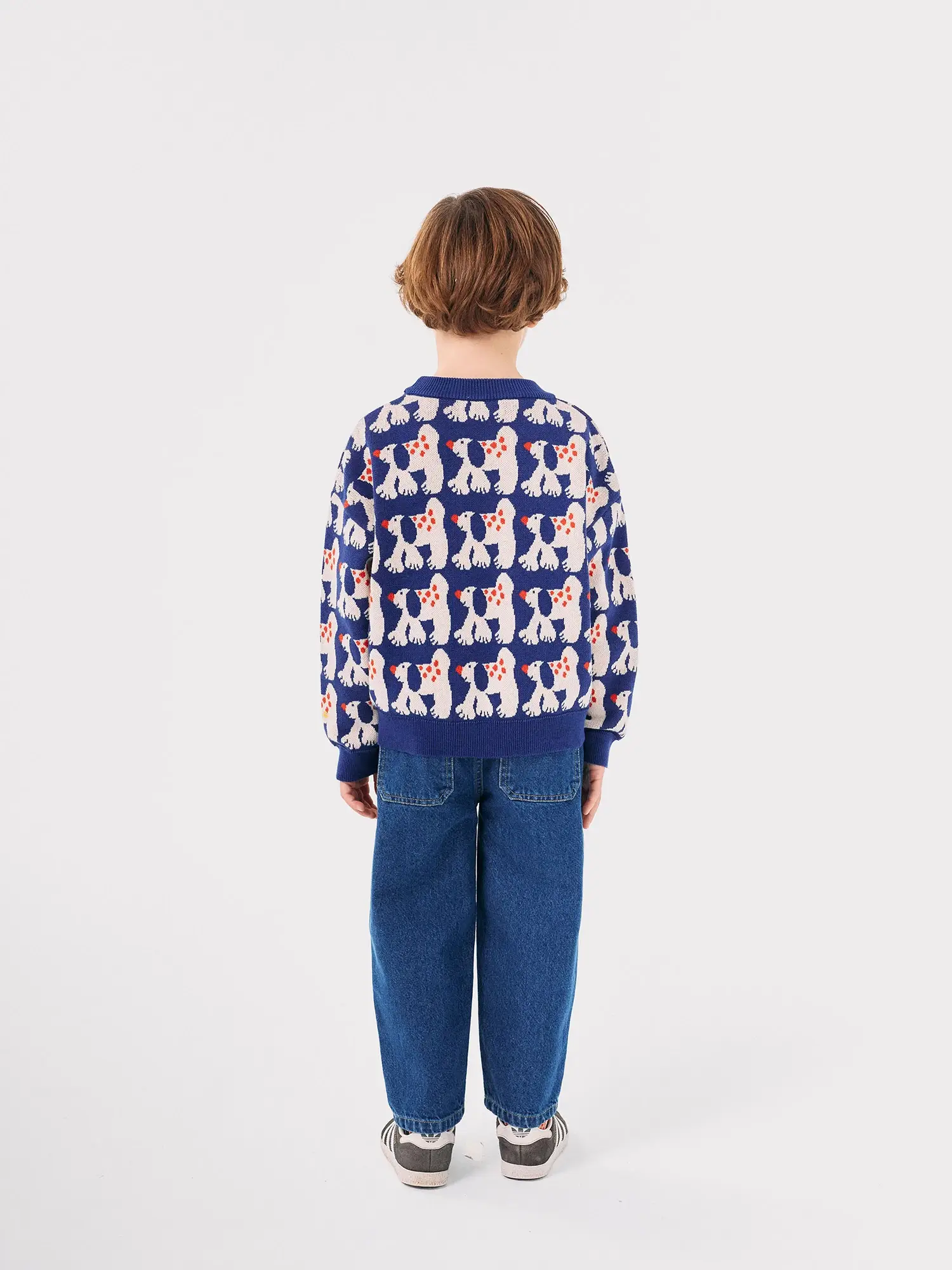 Funny Face denim jogger pants