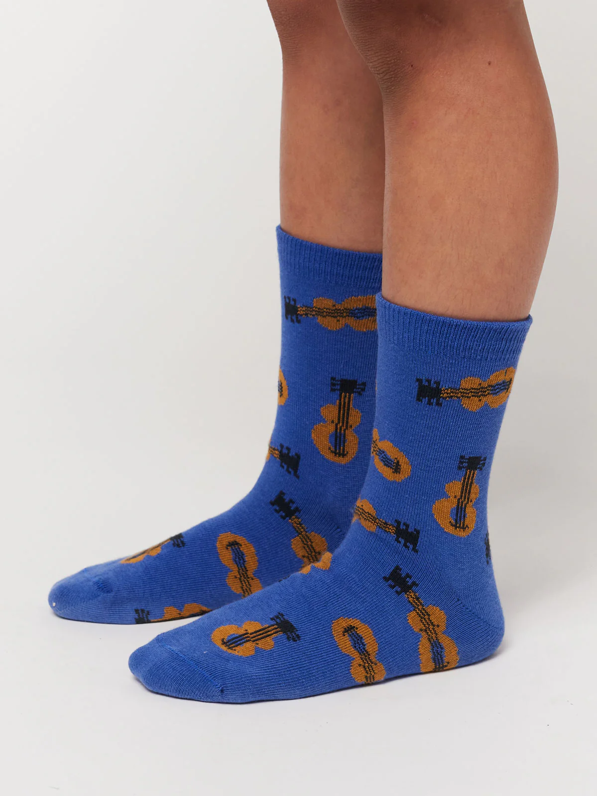 Acoustic Guitar All Over short socks