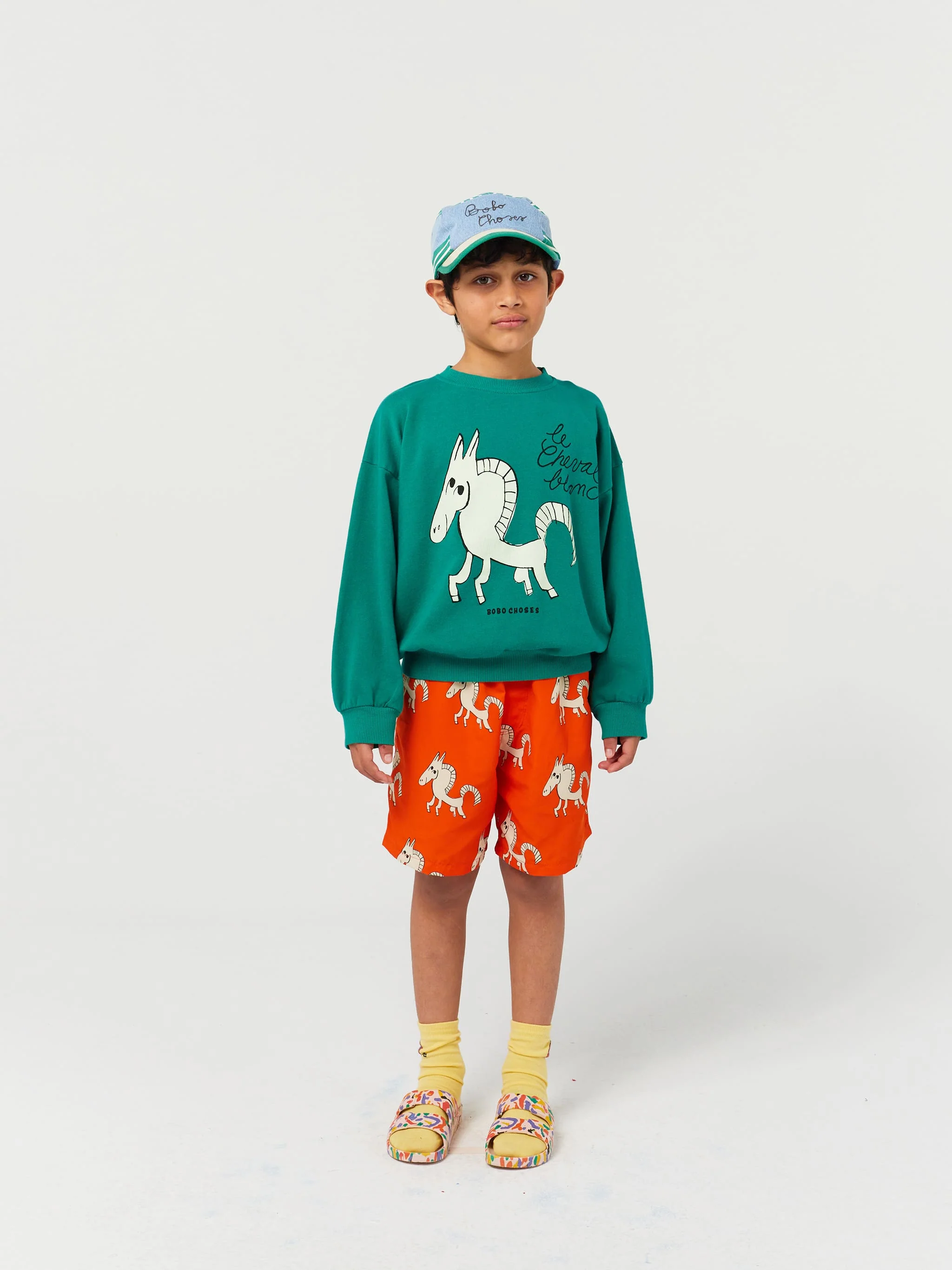 Le Cheval Blanc allover swim bermuda