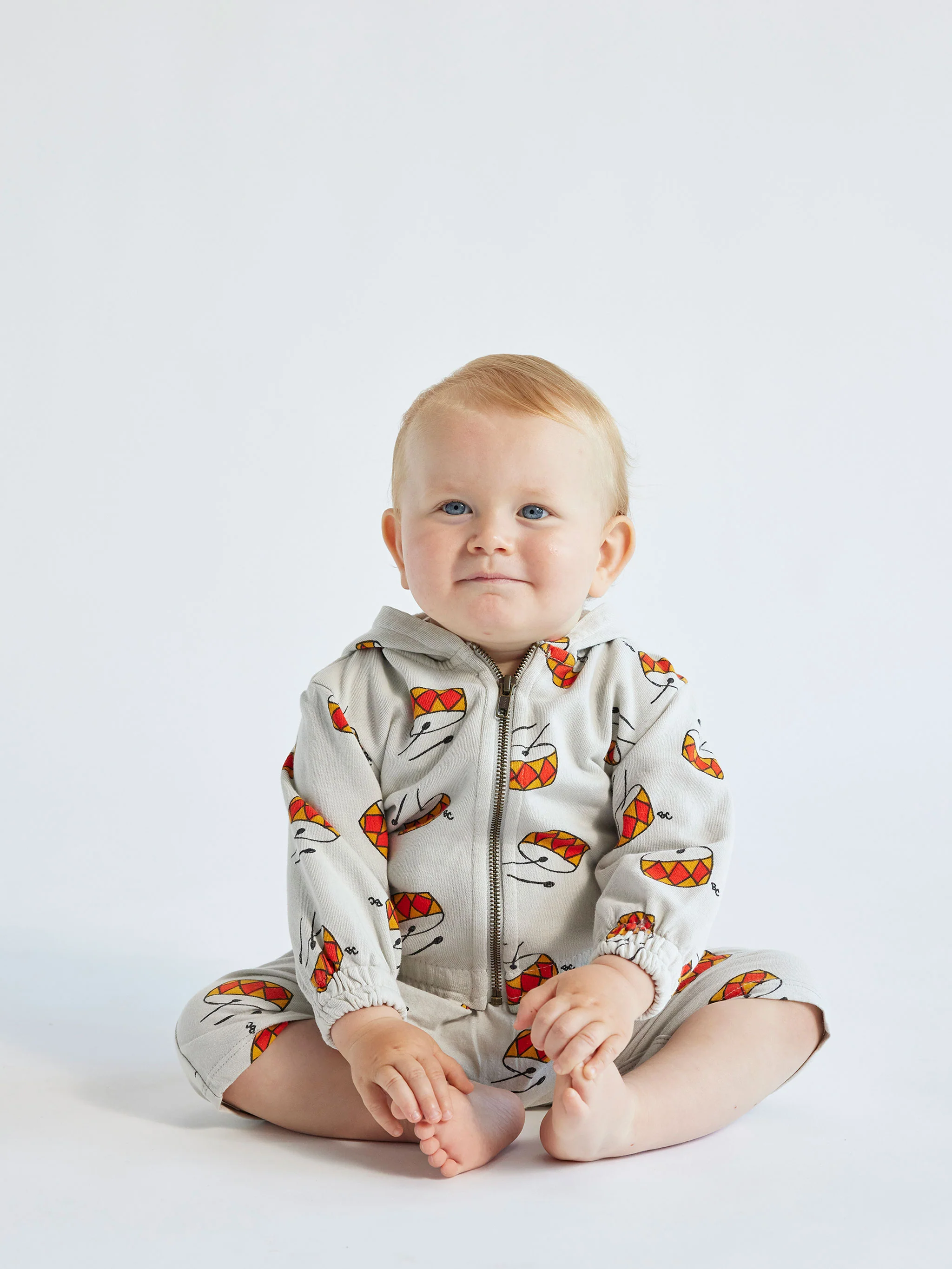 Play the Drum zipped hoodie