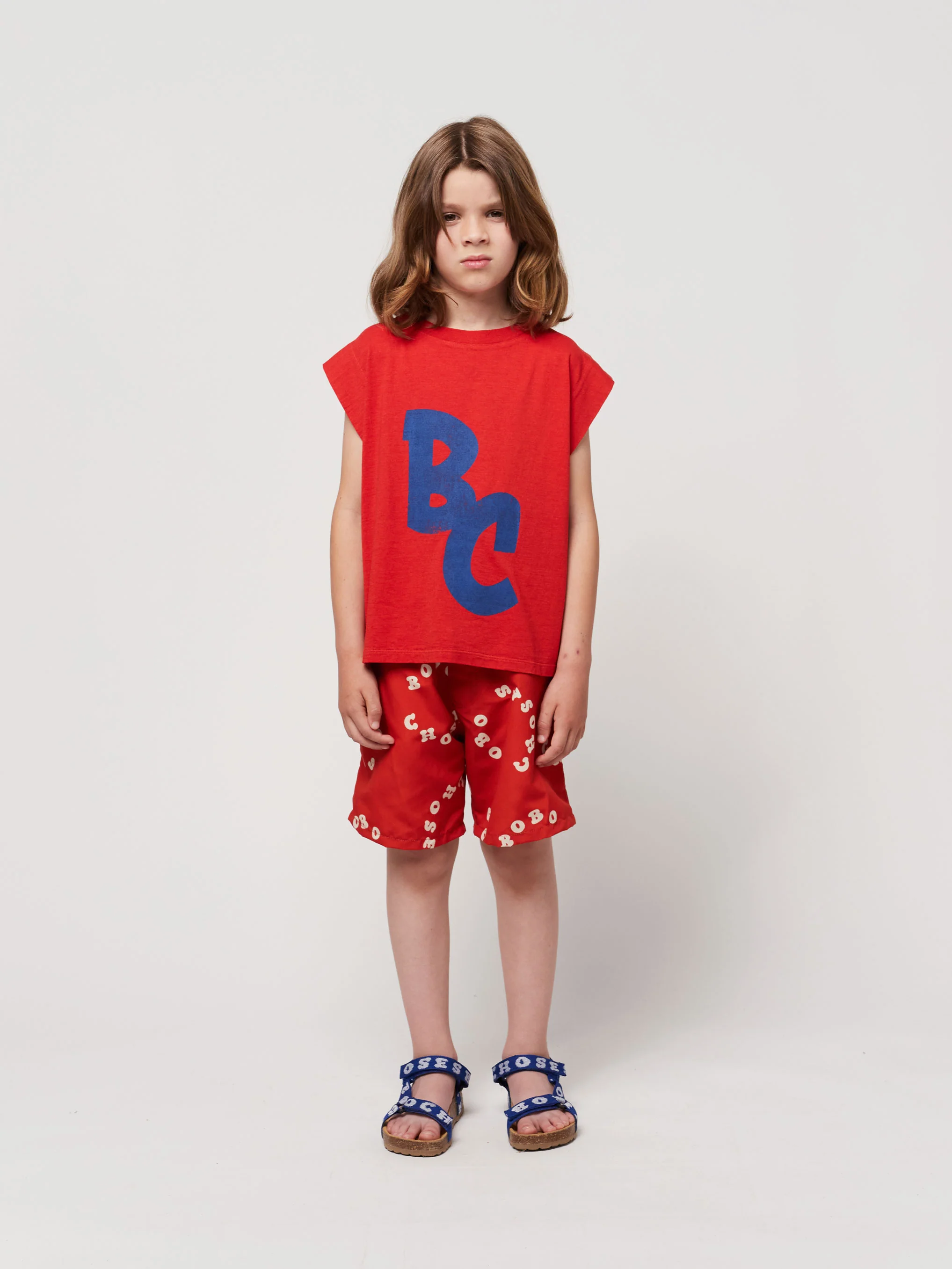 Bobo Choses Circle all over swim bermuda shorts