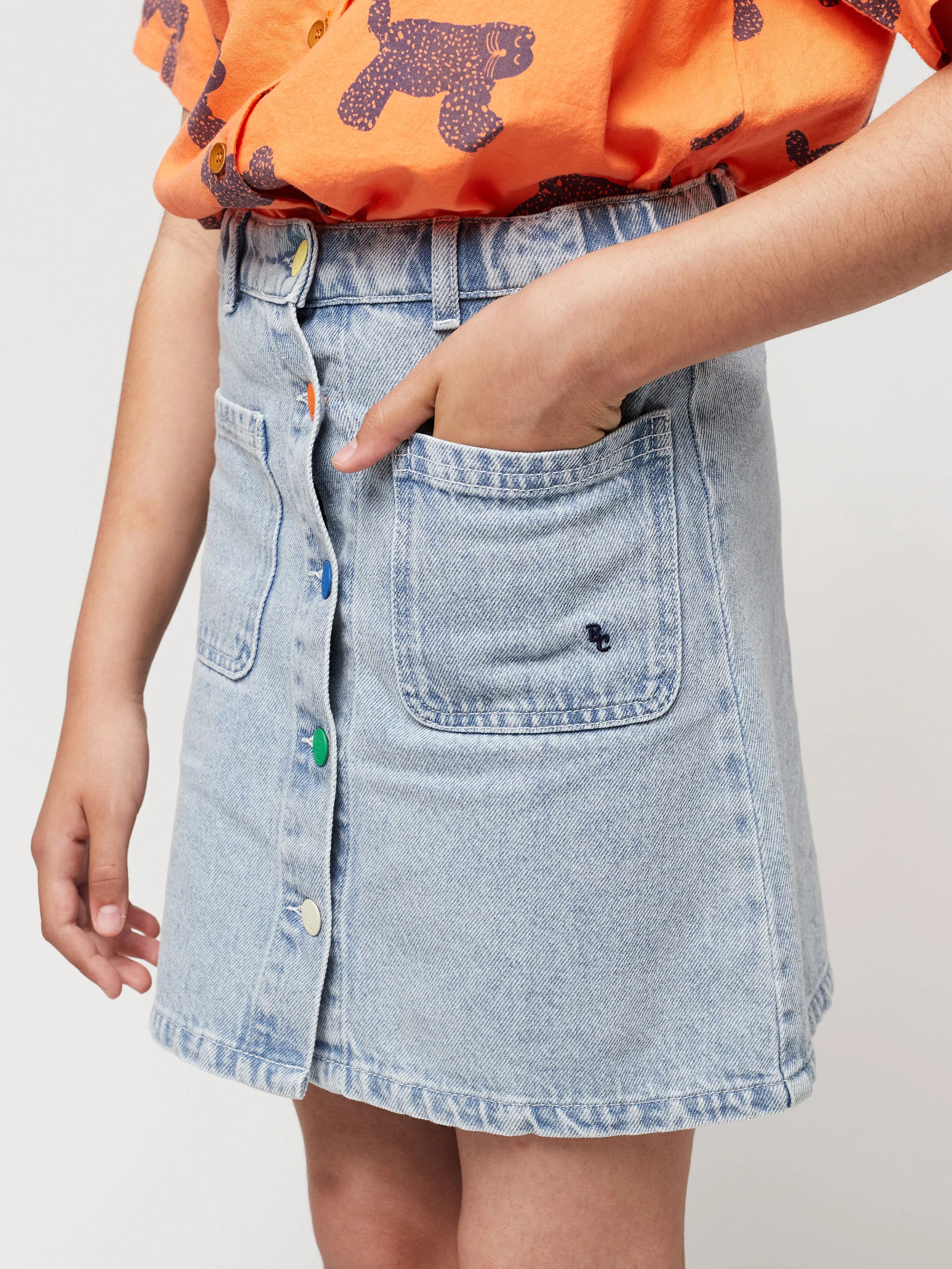 B.C denim skirt