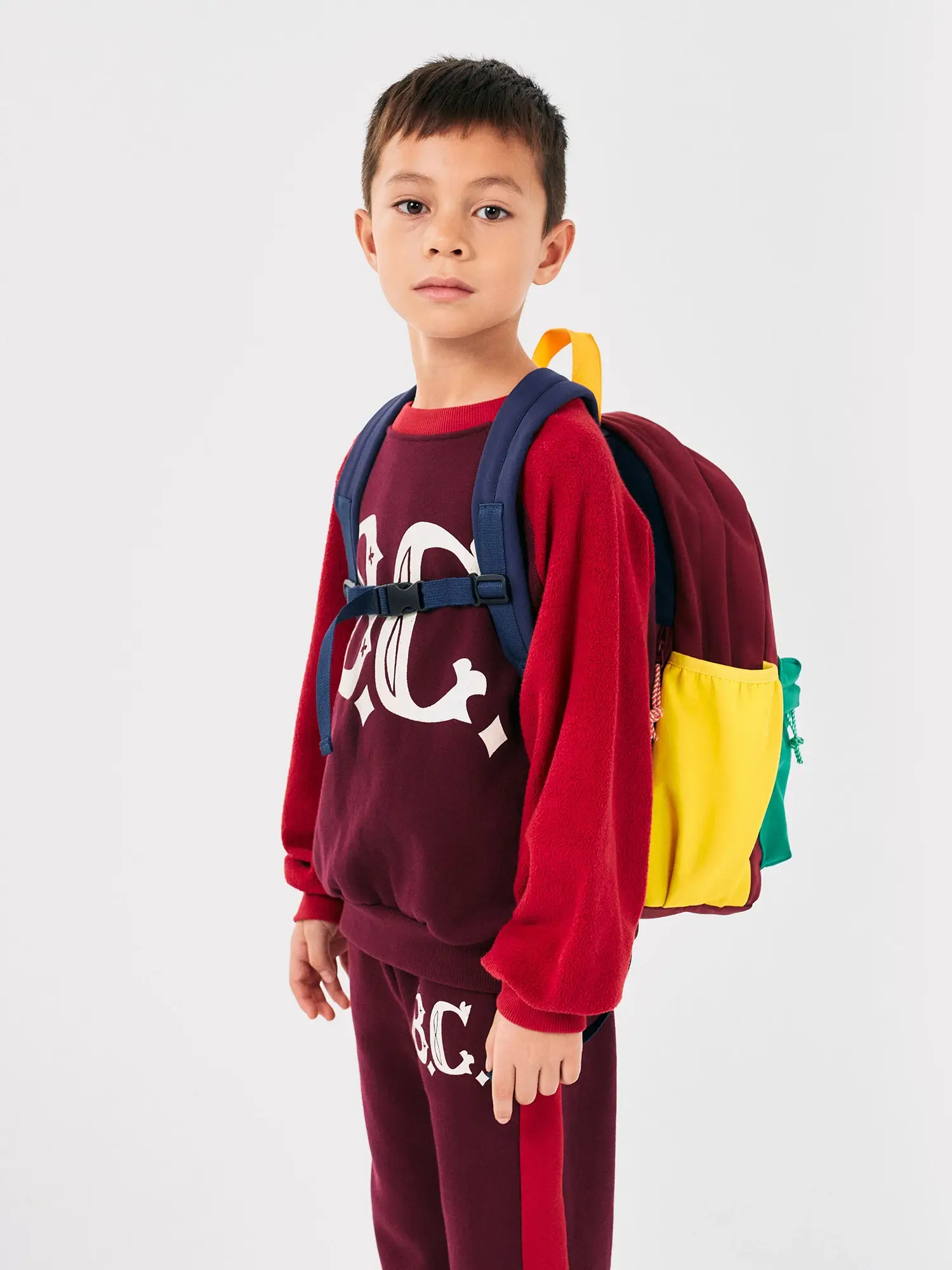 B.C Vintage color block backpack