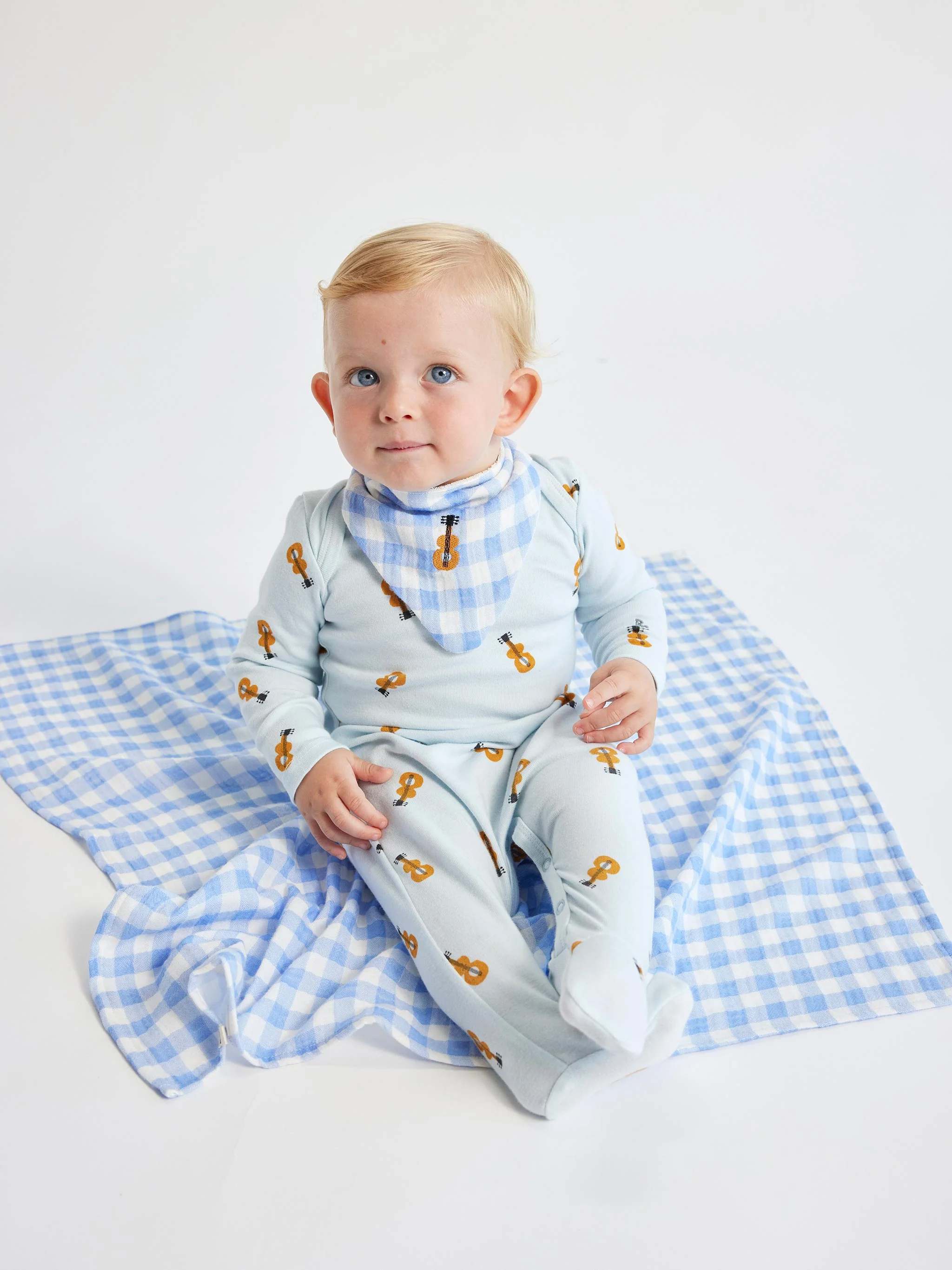 Acoustic Guitar overall and Vichy pack