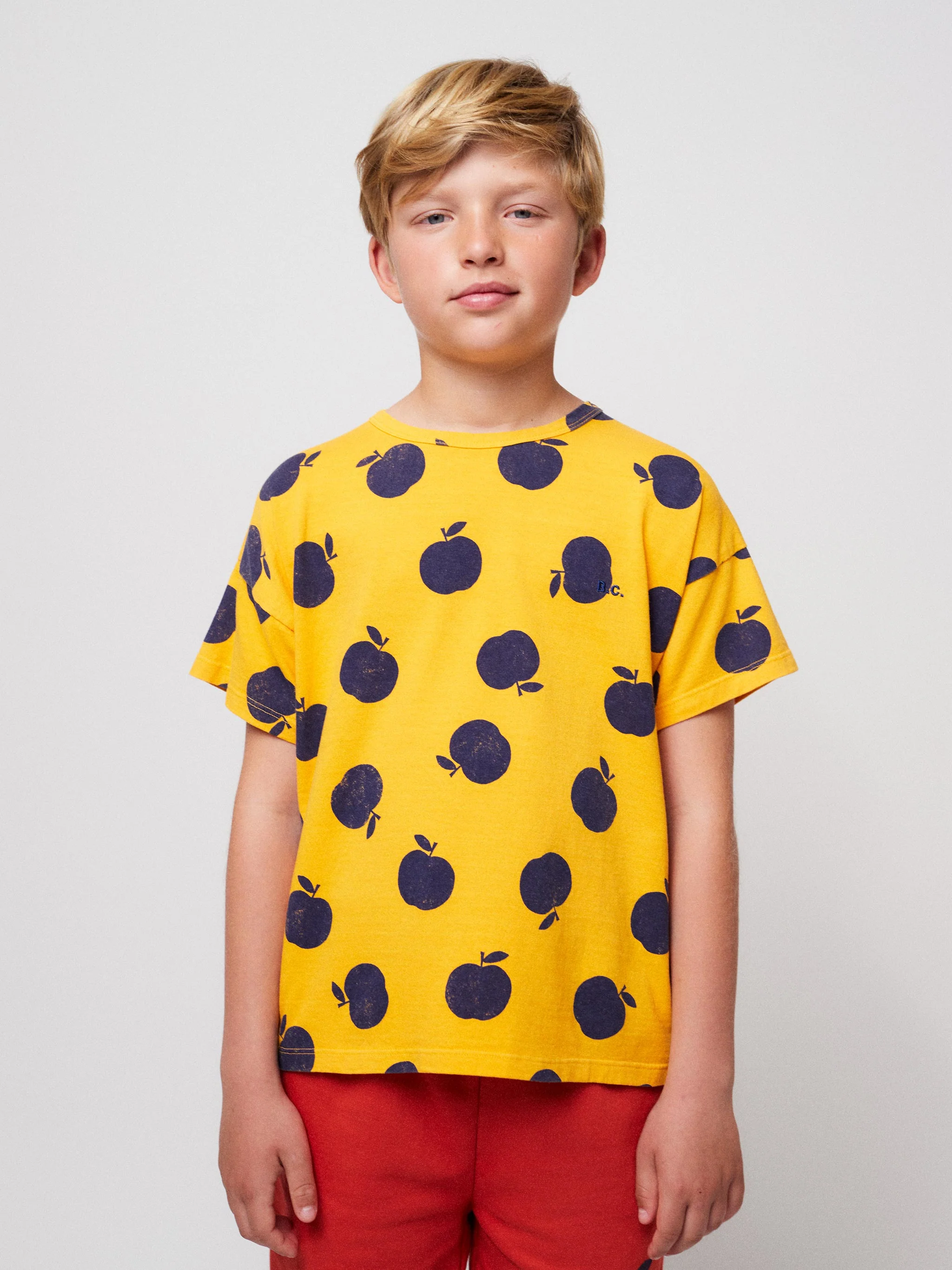 Poma all over yellow T-shirt