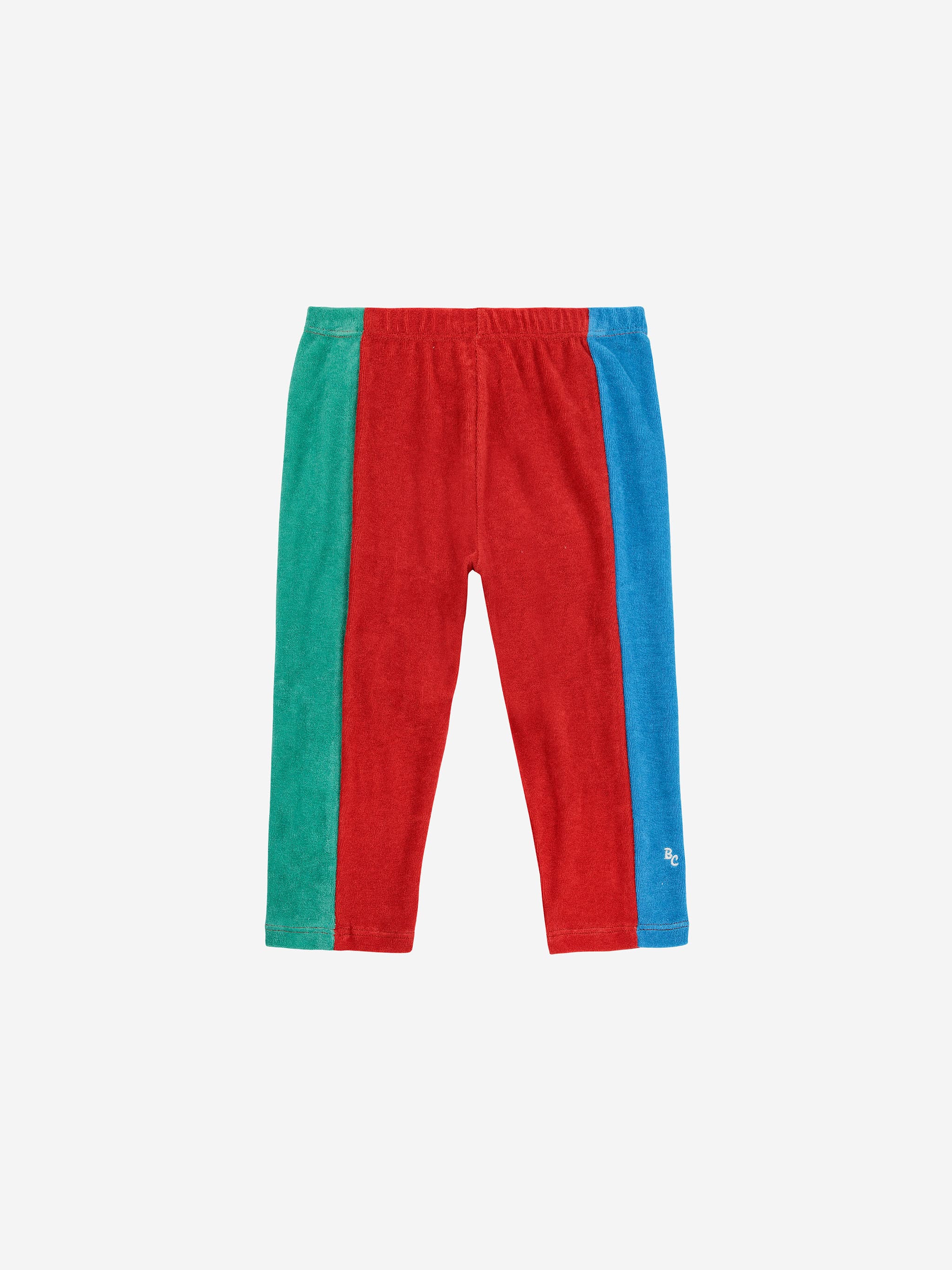 Terry color block leggings