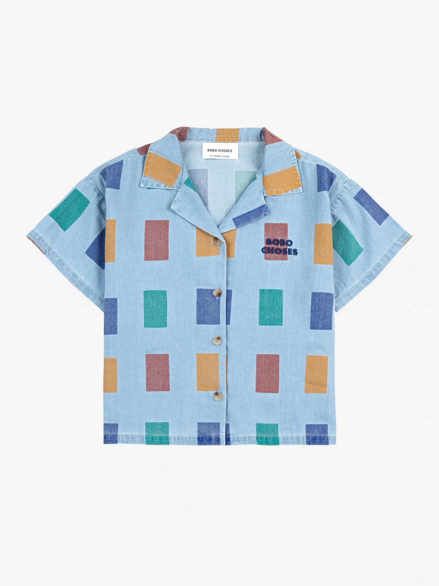 Color Game all over light denim shirt