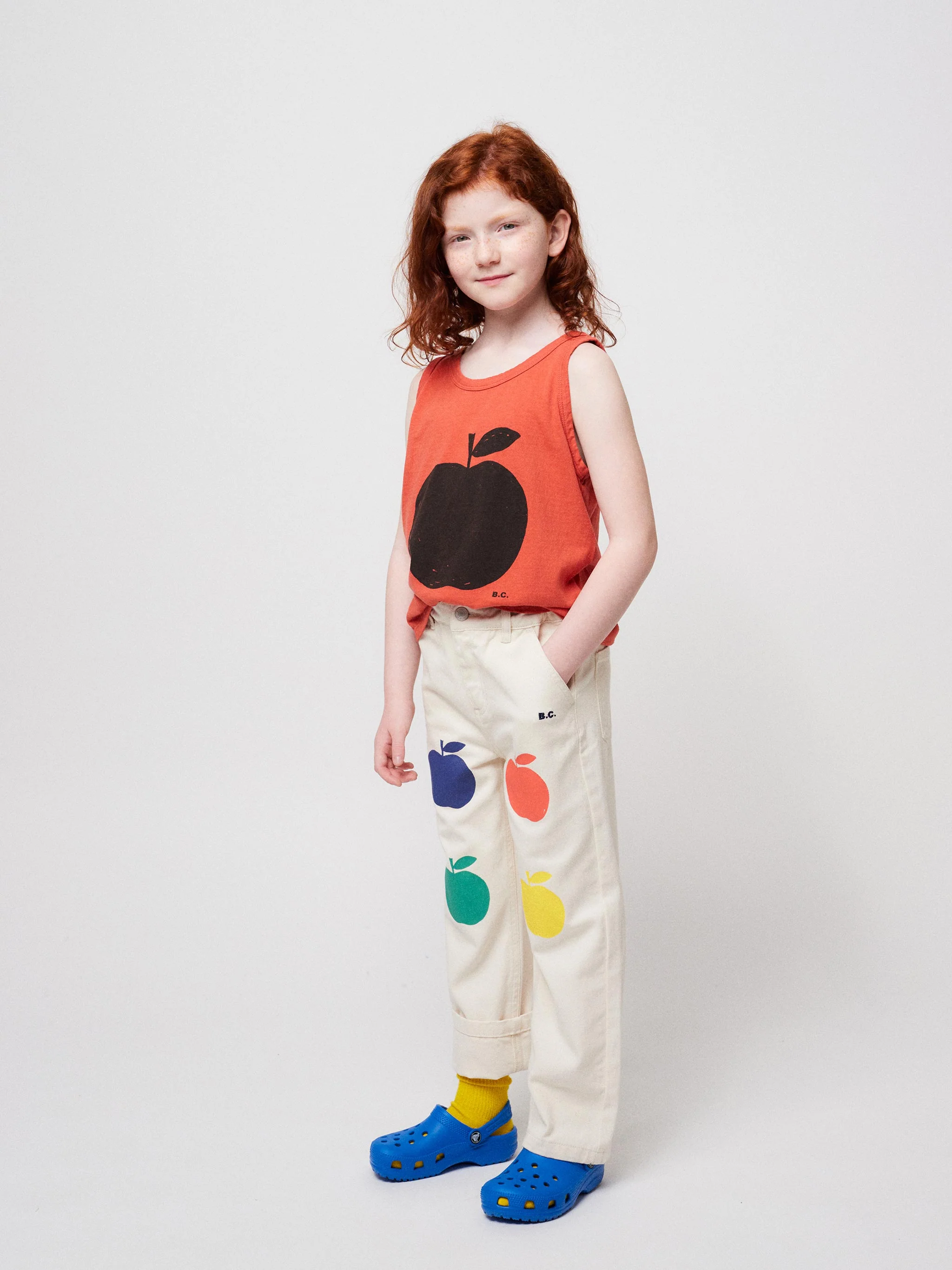 Poma multicolor denim pants