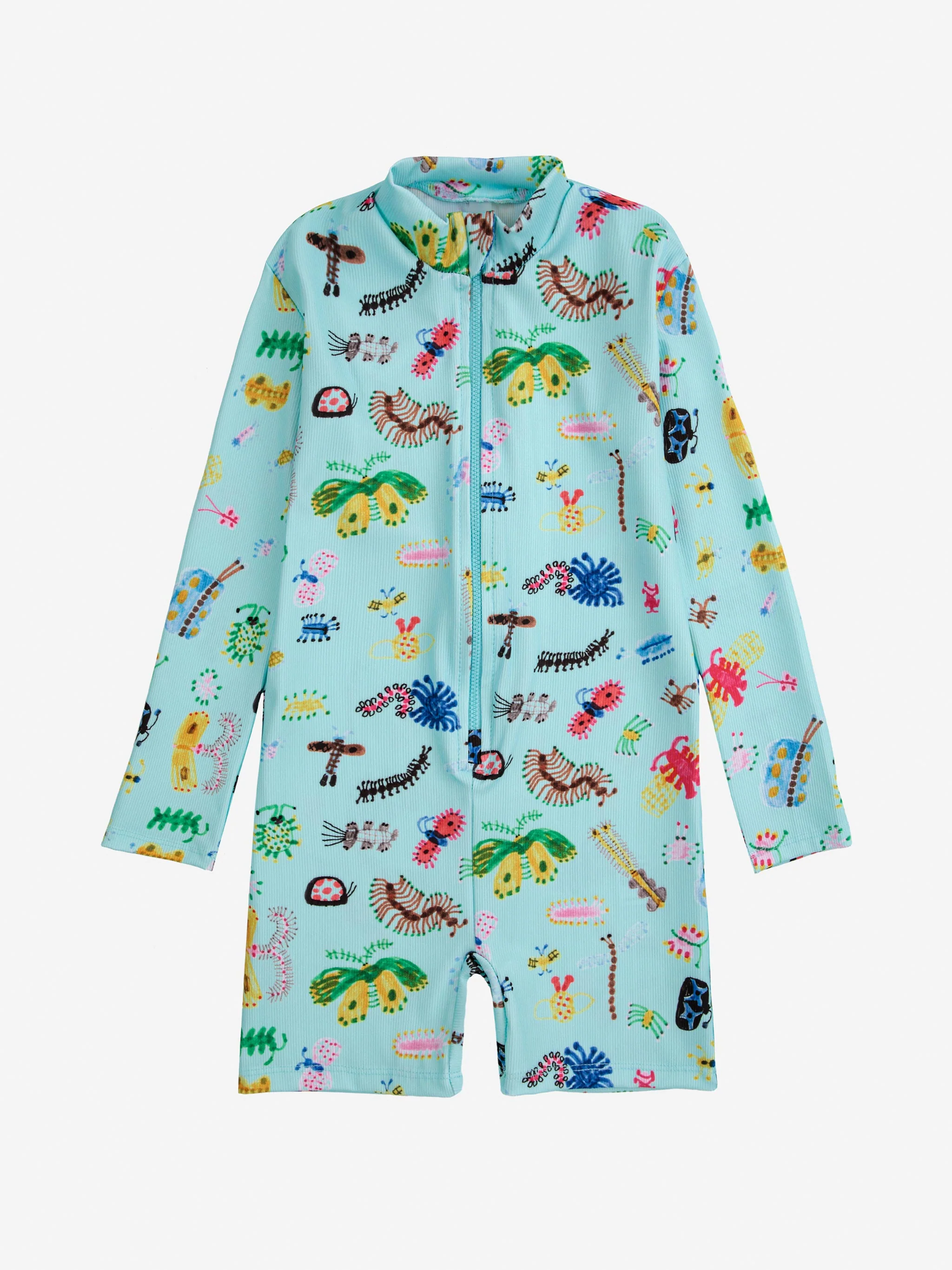 Funny Insects all over swim overall