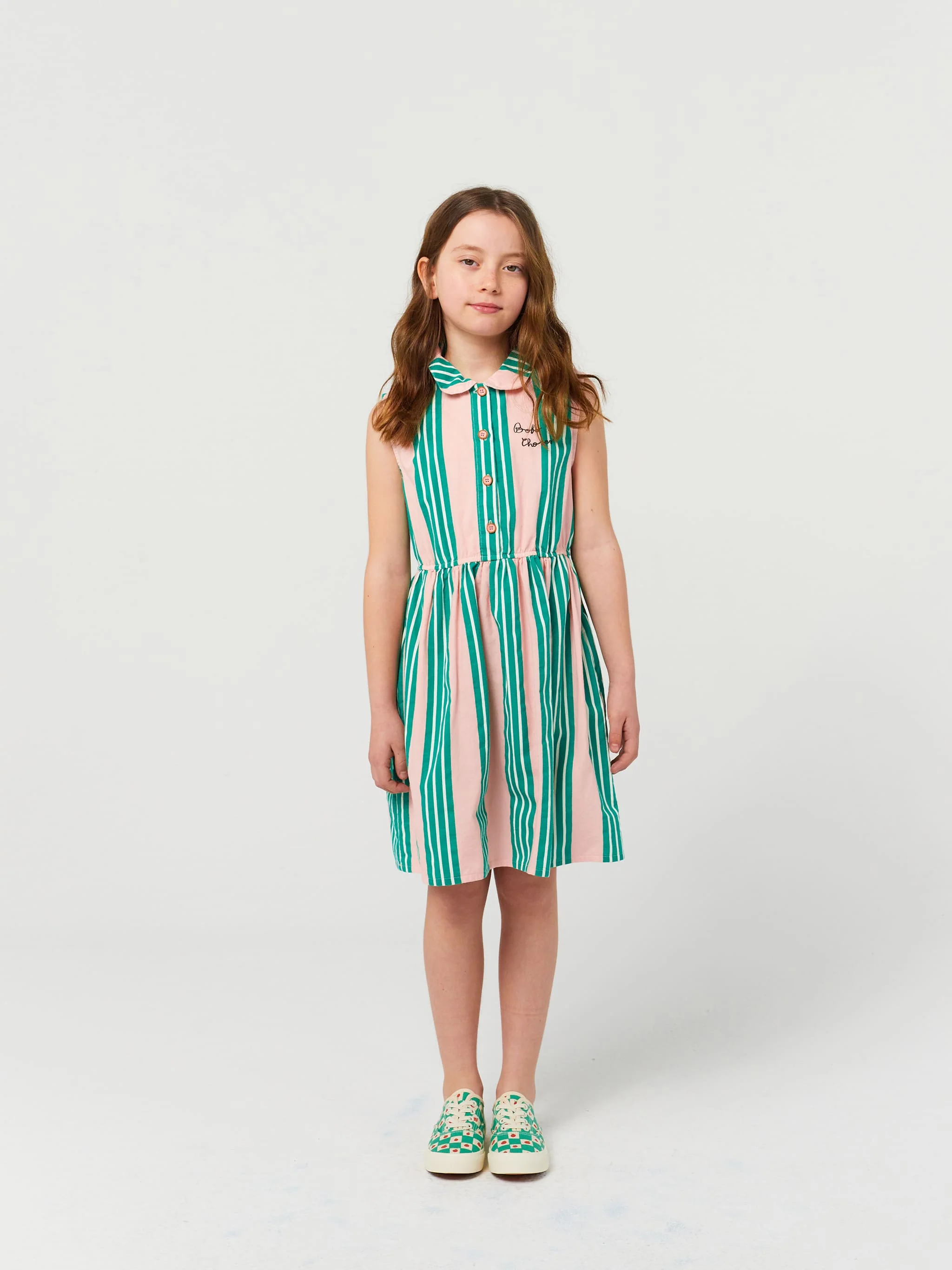 Stripes woven dress